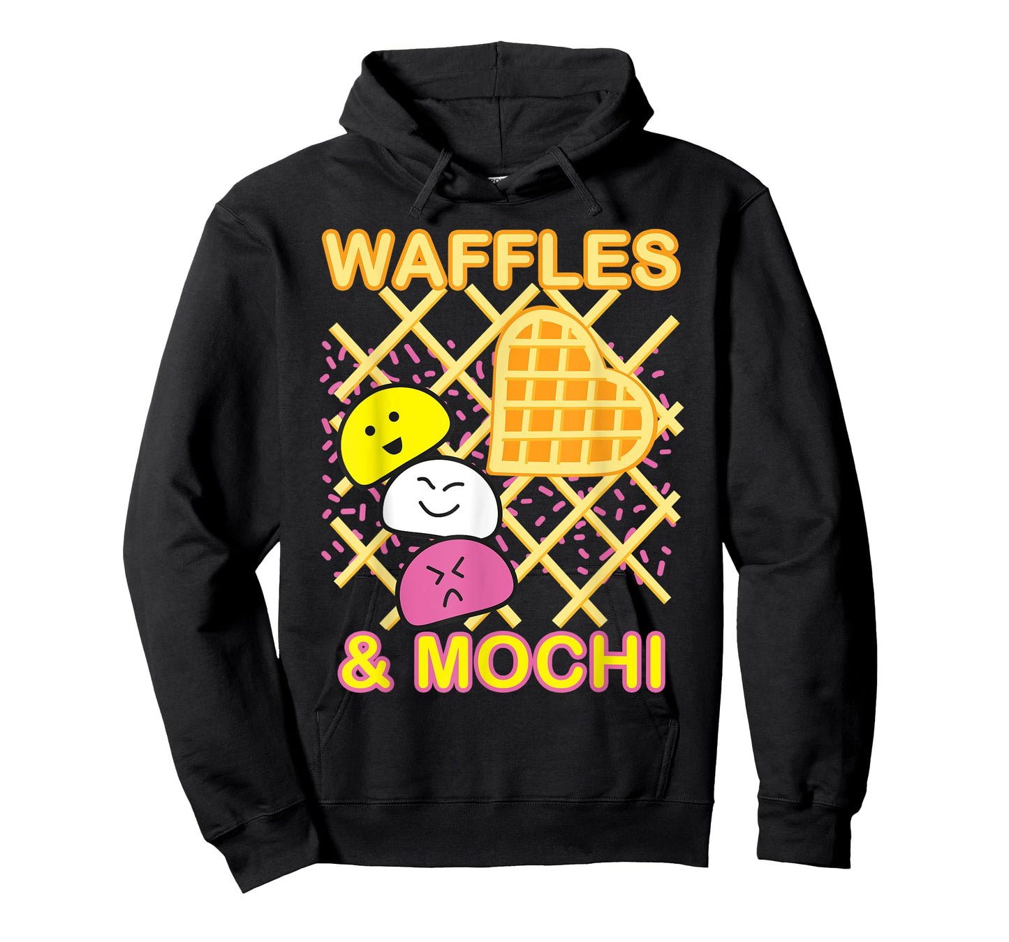 MOCHI and WAFFLES Cute Kawaii Japanese Ice cream Retro 90s Men Women Kids T-Shirt
