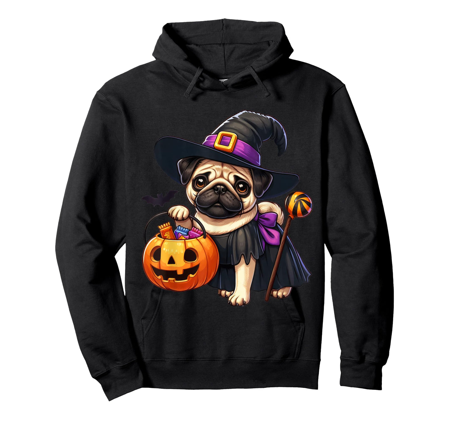 Pug Halloween Costume Witches For Lover Dog T-Shirt