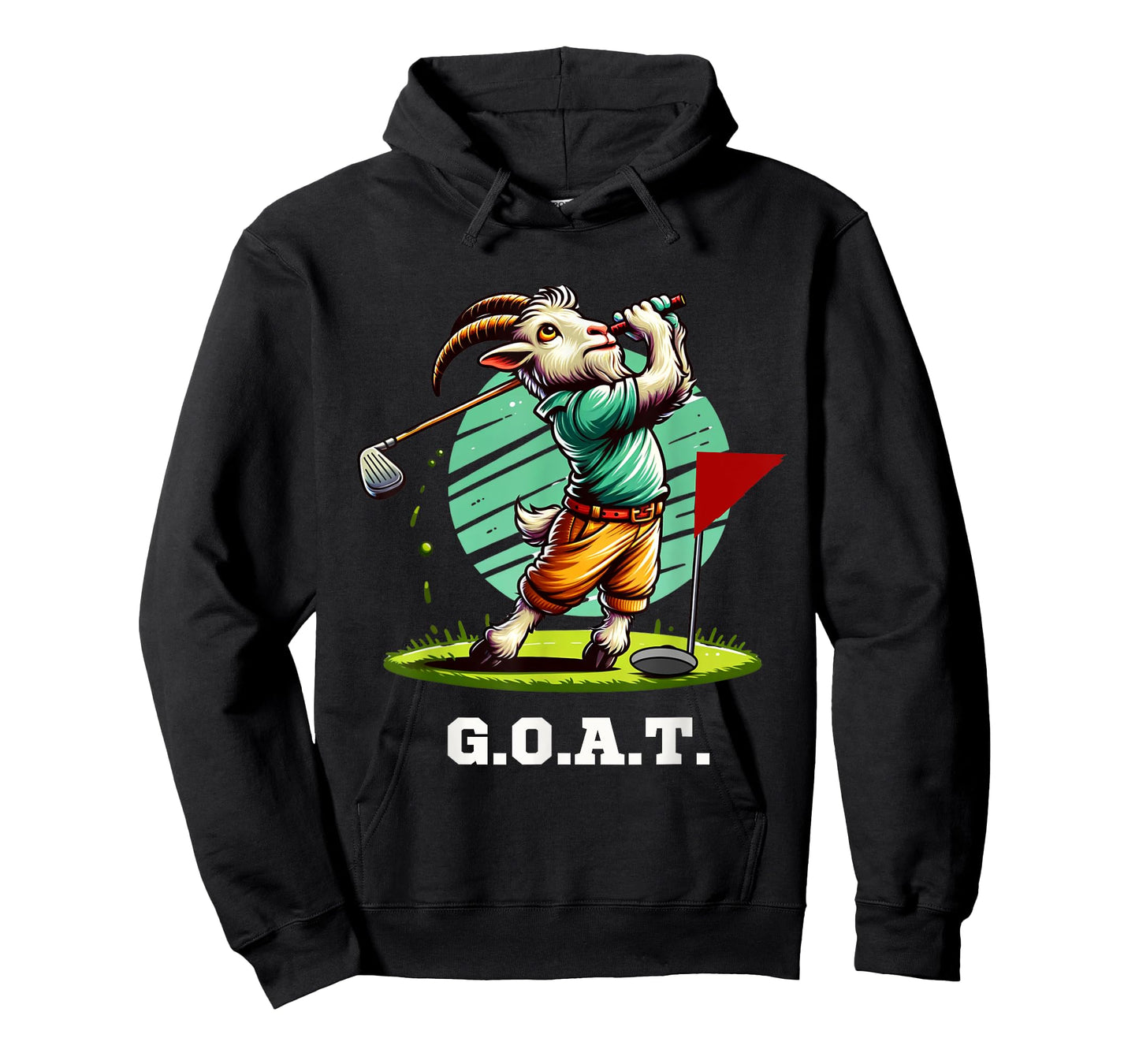 G.O.A.T. Goat Golfer Golfing Golf Funny T-Shirt