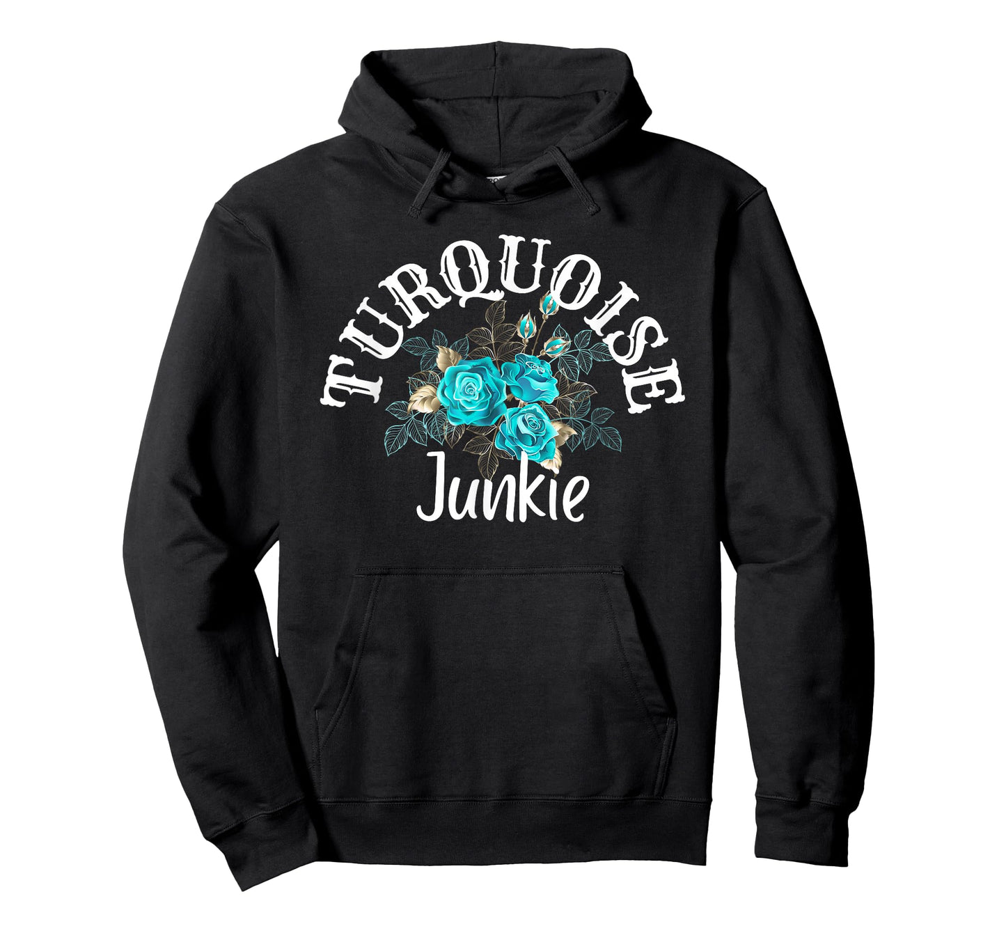 Teal Turquoises Junkie Country Boho Roses Fashion Western T-Shirt