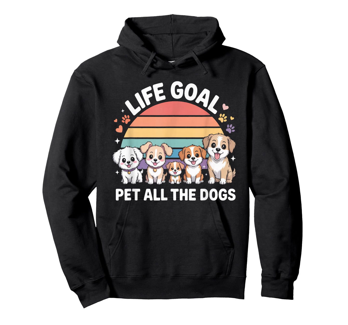 Cute Life Goal Pet All The Dogs T-Shirt