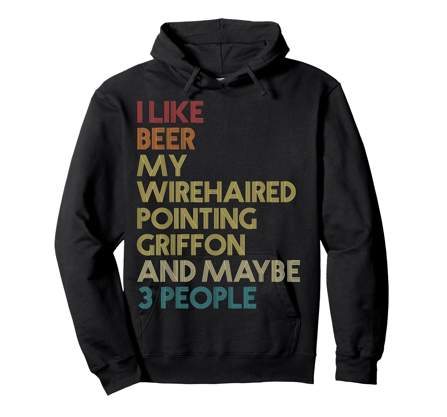 Wirehaired Pointing Griffon Dog Owner Beer Vintage Retro T-Shirt