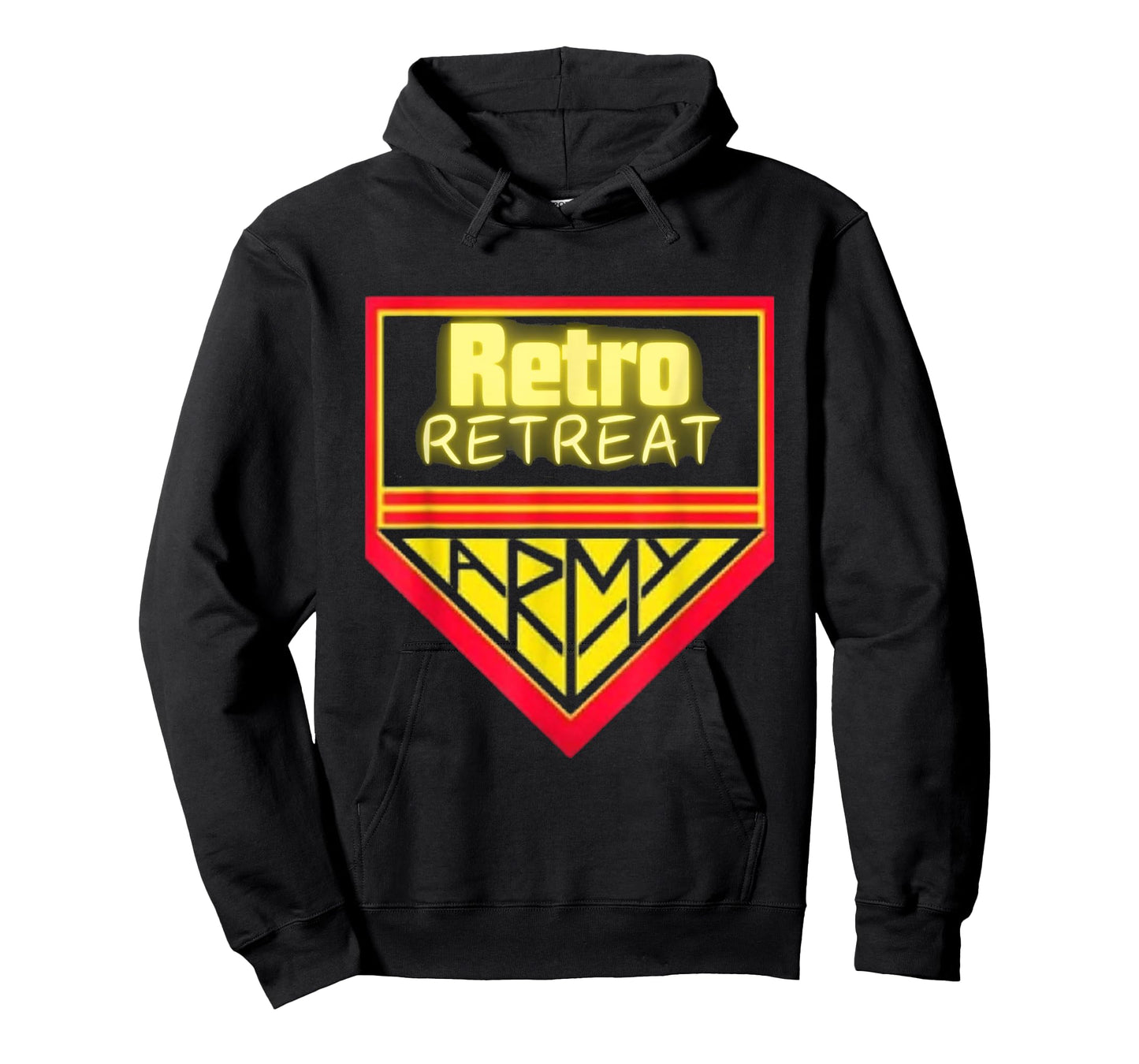 Join the Retro Retreat Army – Trendy Graphic Tee T-Shirt