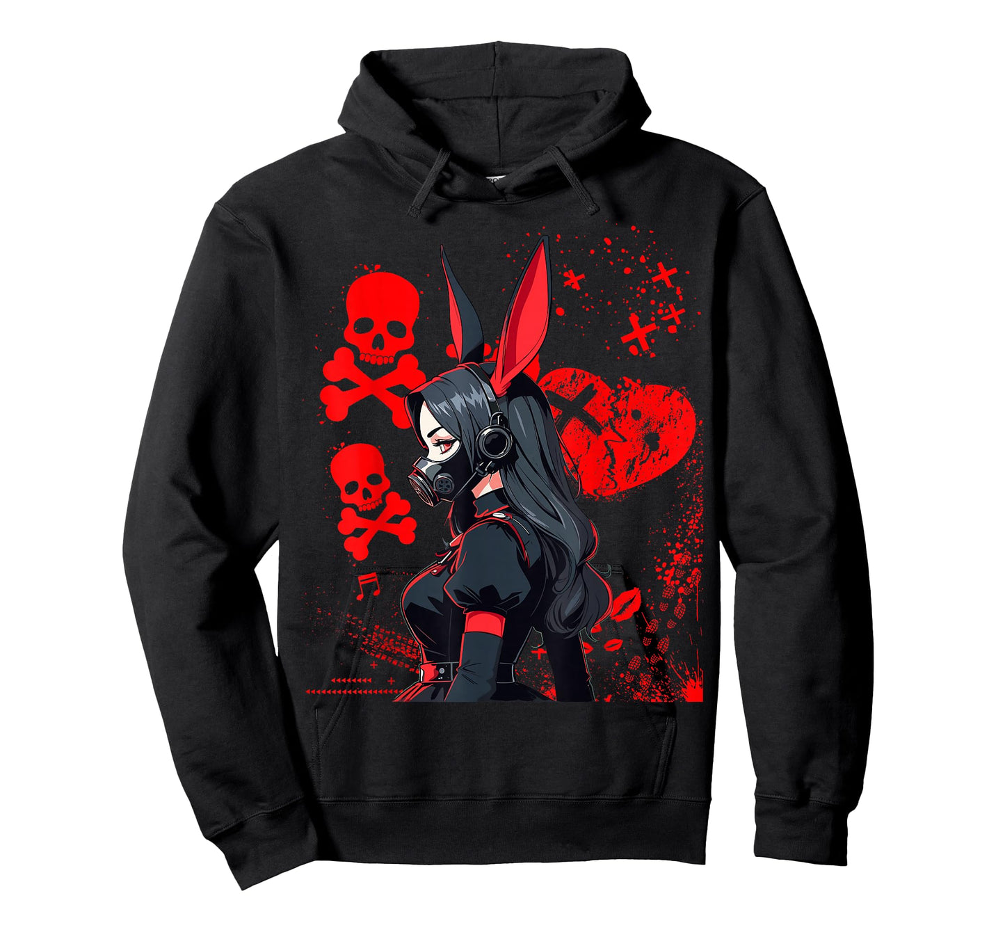 Cyberpunk Aesthetic Techwear Harajuku Anime Manga Girl T-Shirt