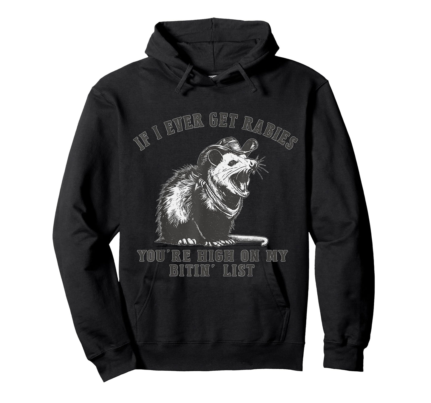 If I Ever Get Rabies You're High On My Bitin' List Raccoon T-Shirt