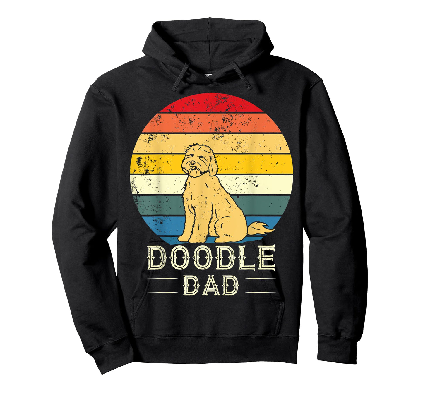 Vintage Doodle Dad Father - Aussie Doodle & Goldendoodle T-Shirt