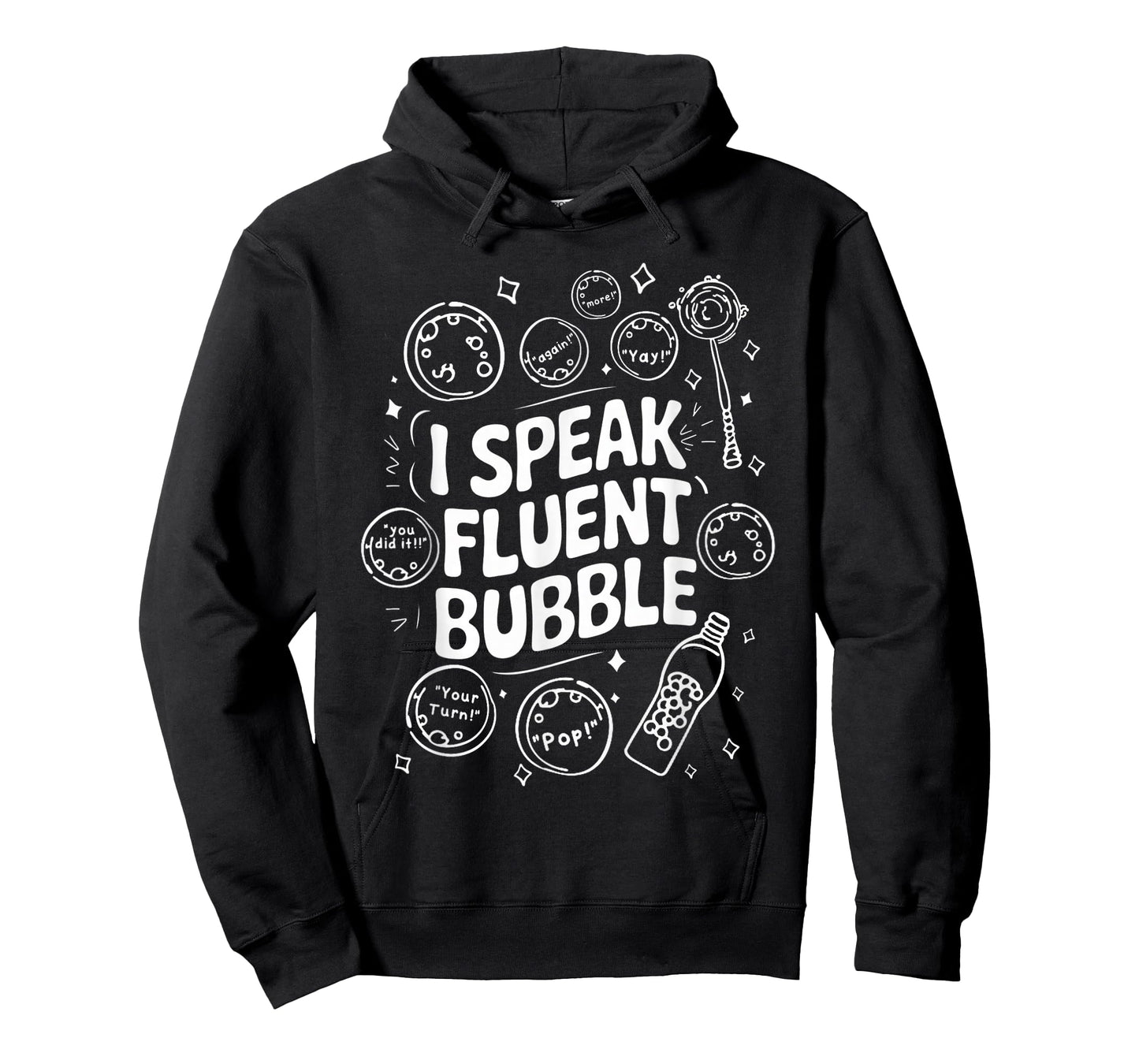 Funny SLP Speech Language Pathologist I Speak Fluent Bubble T-Shirt
