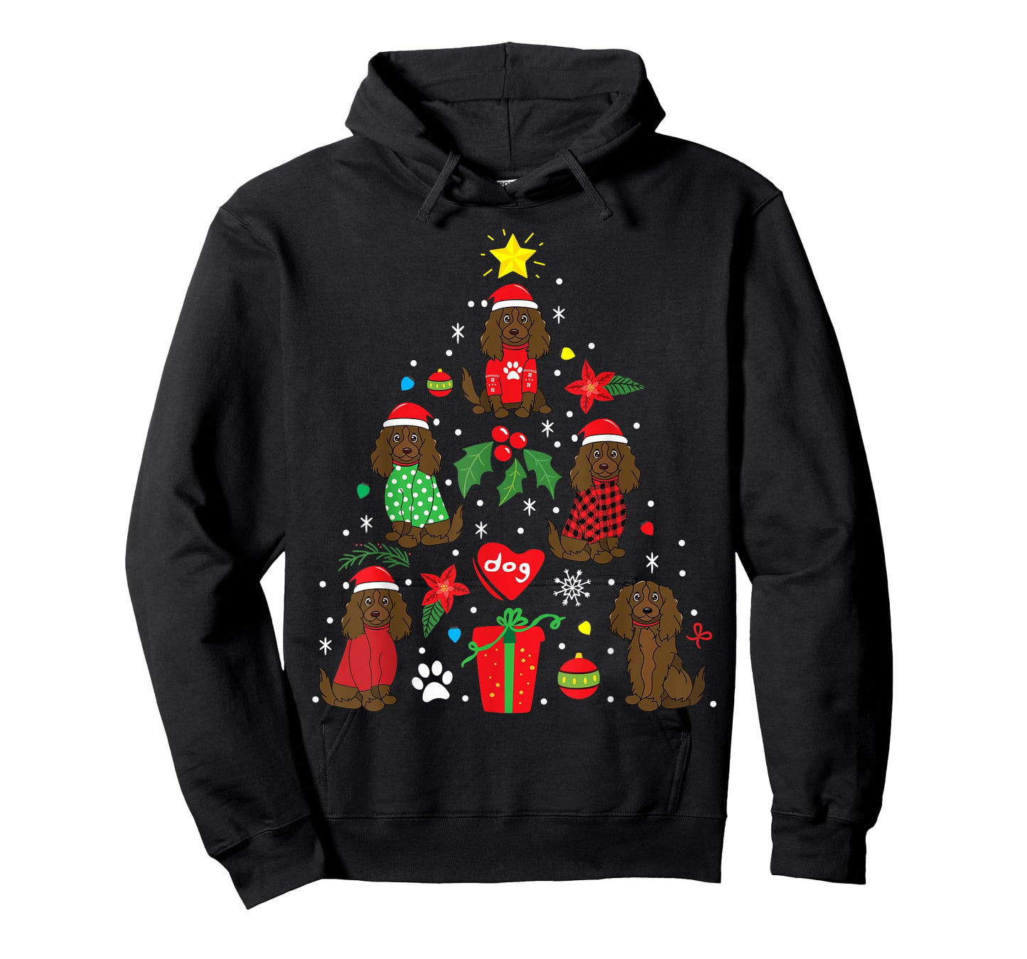 Boykin Spaniel Christmas Funny Dog Gift T-Shirt