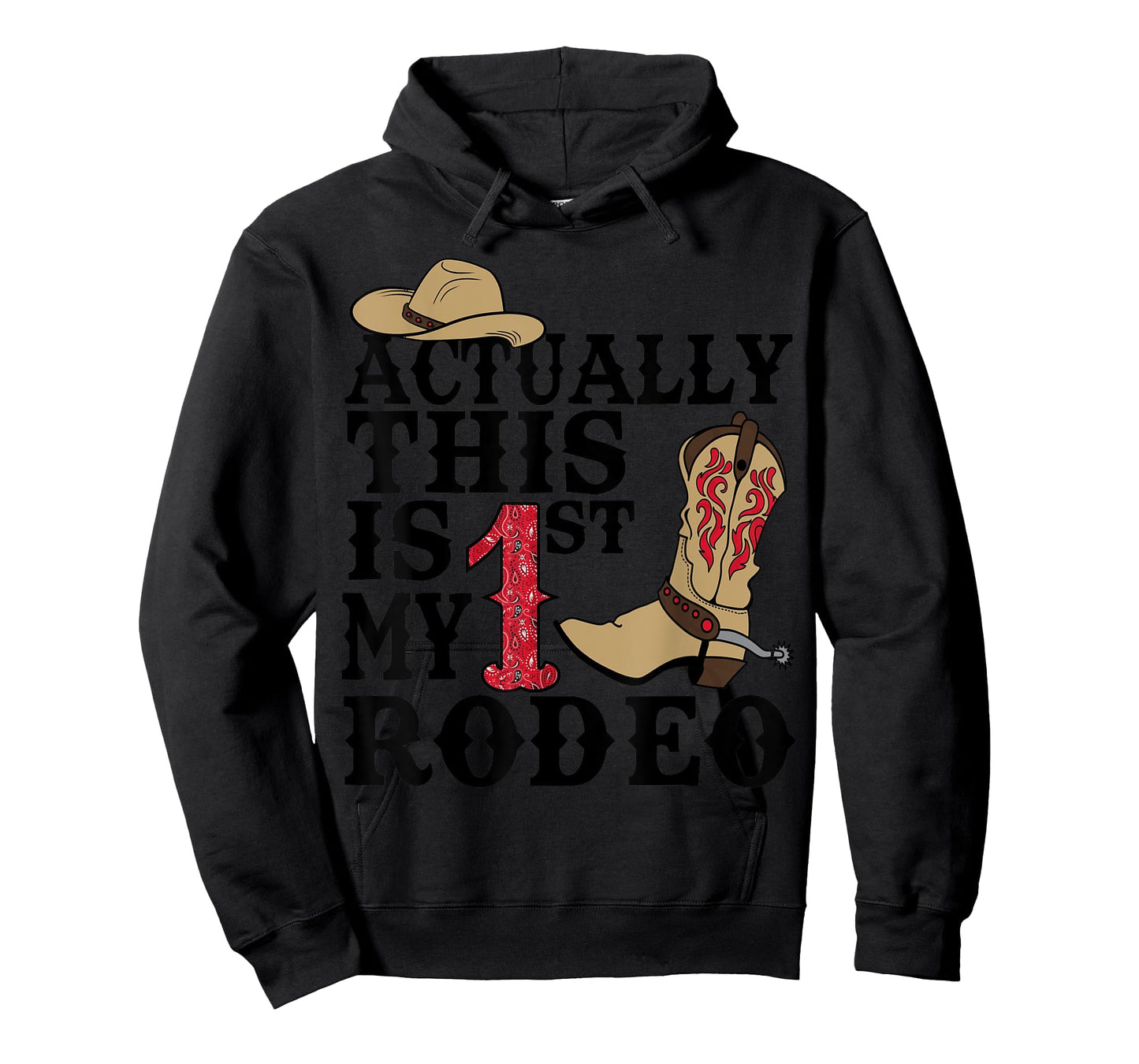 This Actually Is My First Rodeo Cowboy Hat Western Country T-Shirt
