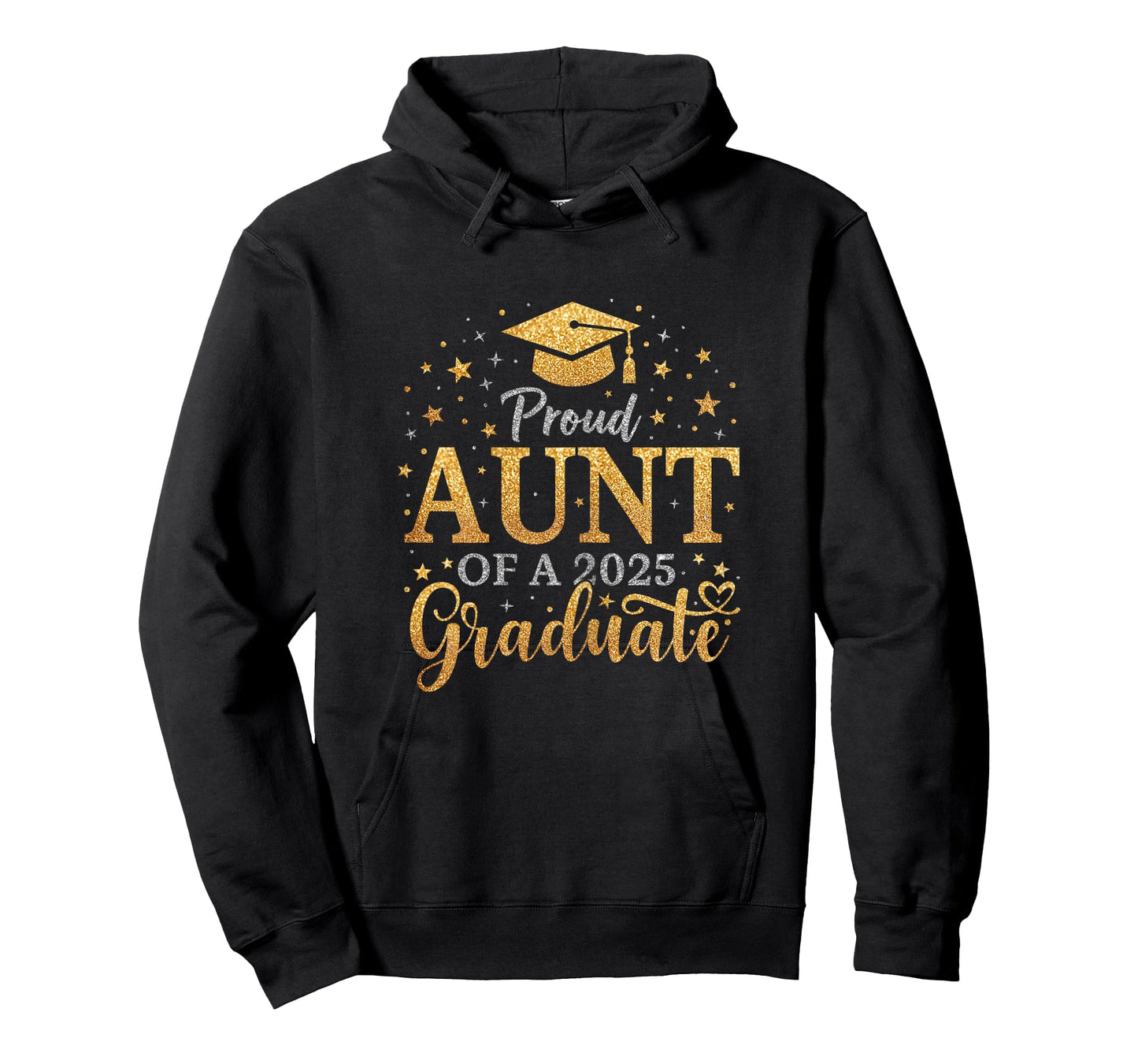 Funny Senior Proud Aunt of a Class of 2025 Graduate T-Shirt