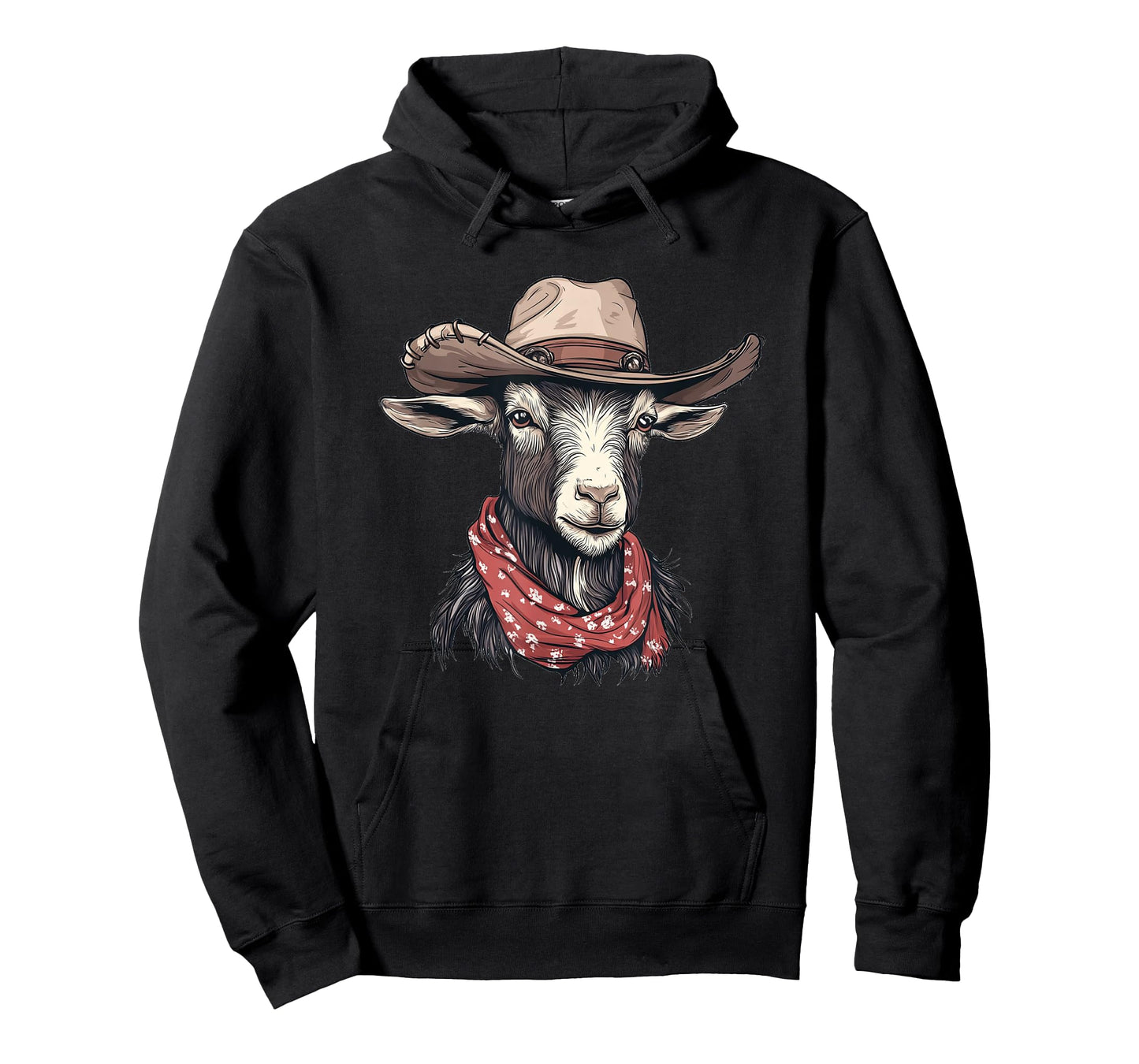 Ranch Goat with Cowboy Hat for Rodeo Goats Lovers T-Shirt
