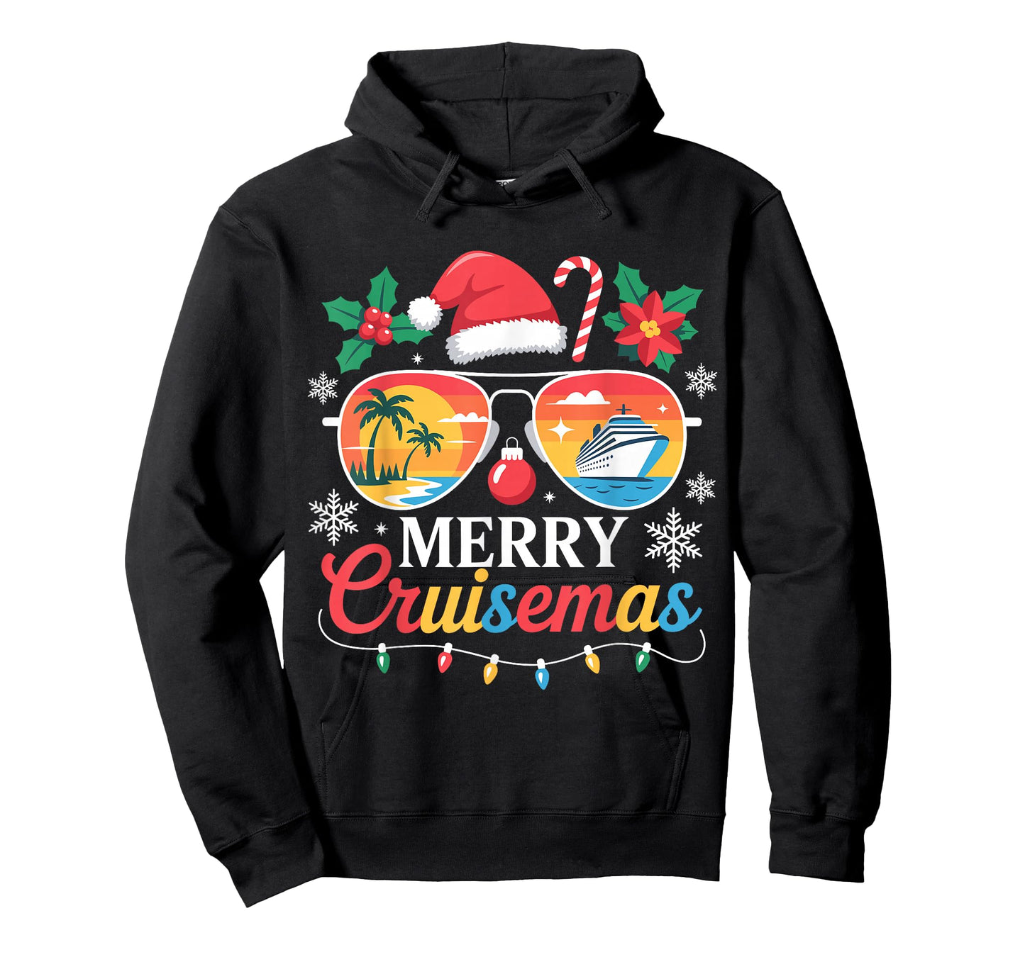Merry Cruisemas 2025 Christmas Santa Snowman Cruise Trip T-Shirt