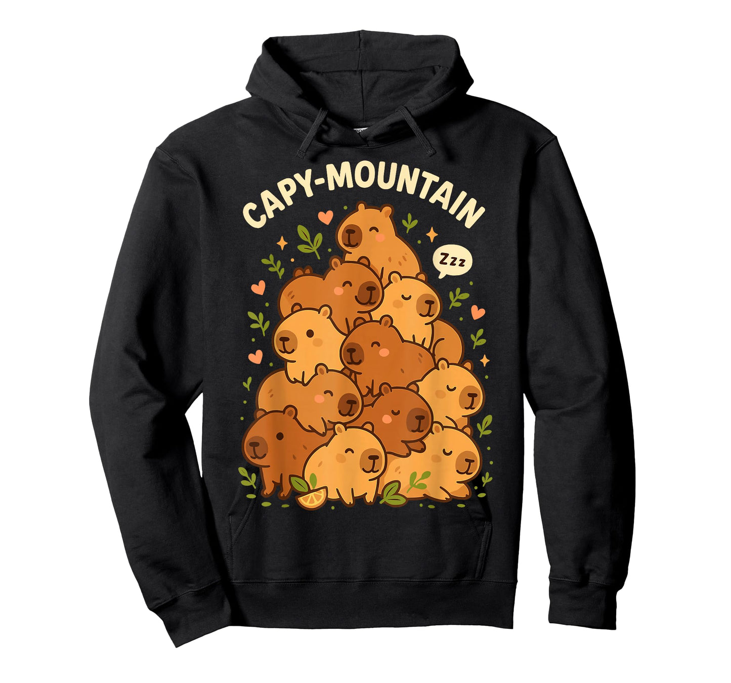 Capybara T-Shirt Capy-Mountain Cute Design Capybara Shirt T-Shirt