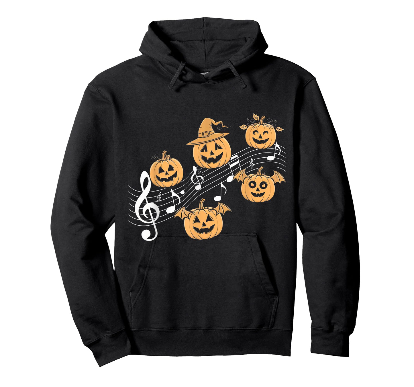 Music Note Pumpkin Fall Music Teacher Halloween Costume T-Shirt