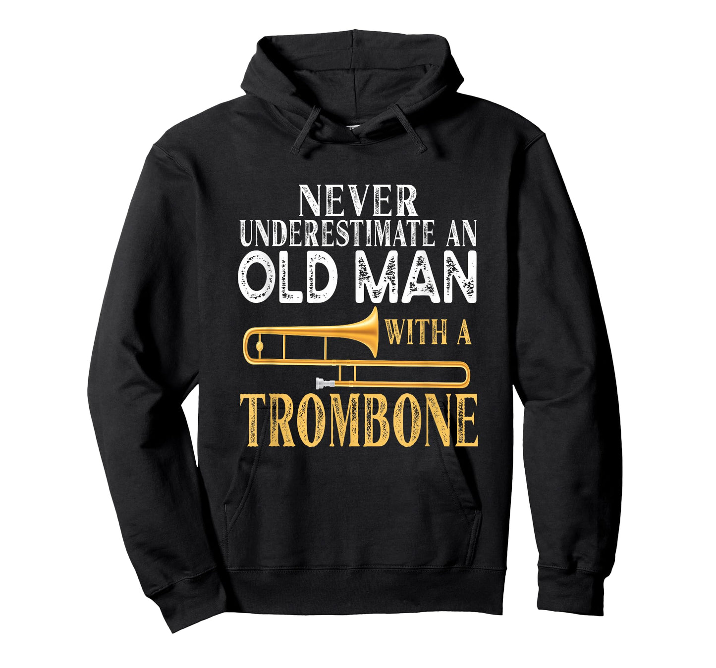 Never Underestimate An Old Man With A Trombone Gift T-Shirt