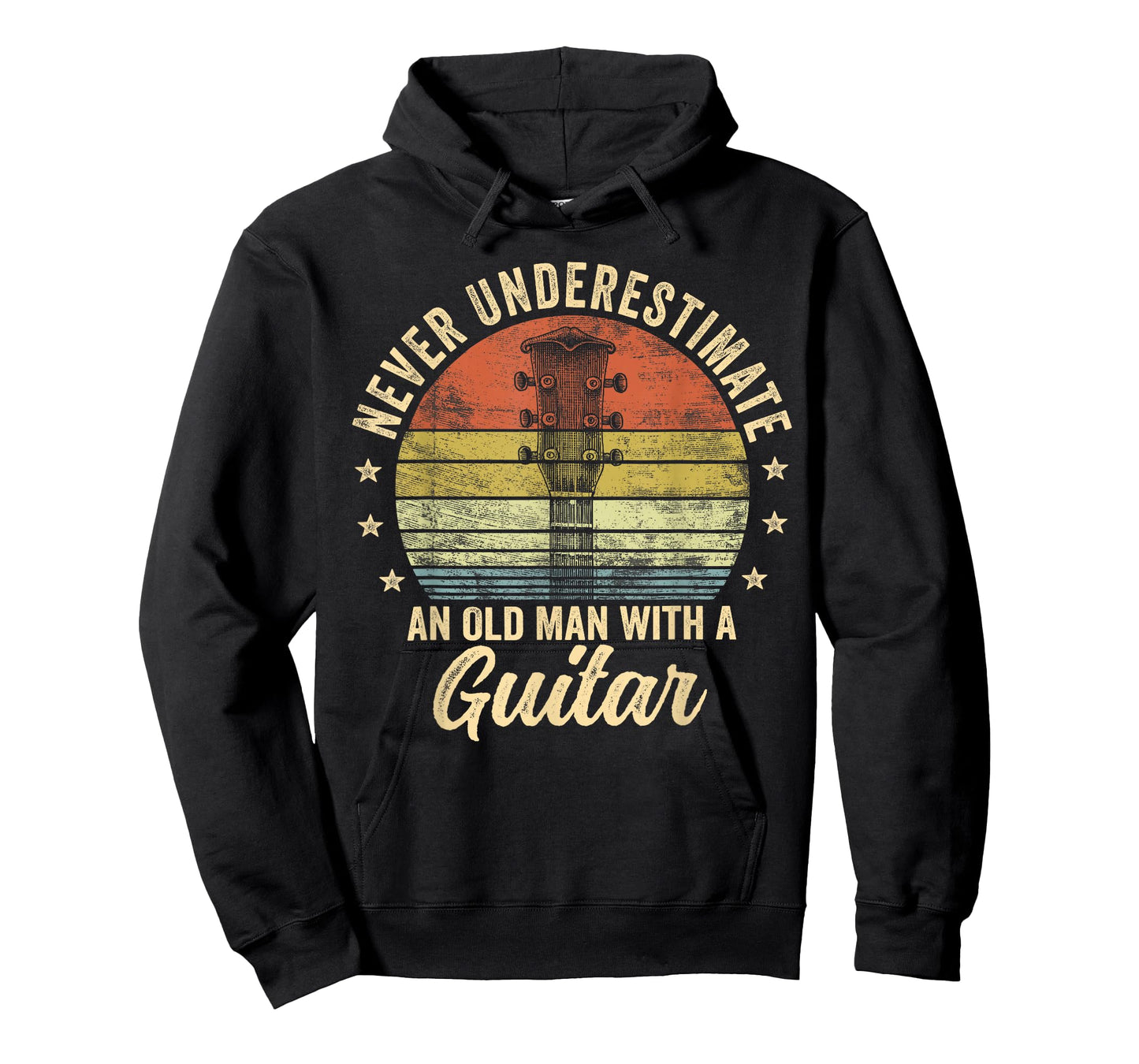 Never Underestimate an Old Man with A Guitar Player Gifts T-Shirt