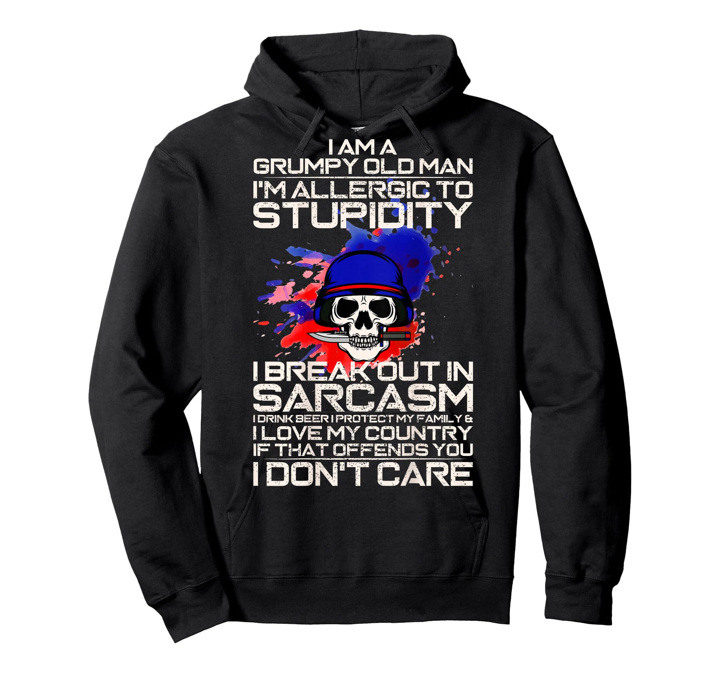 I Am A Grumpy Old Man I'm Allergic To Stupidity, Etc T-Shirt T-Shirt