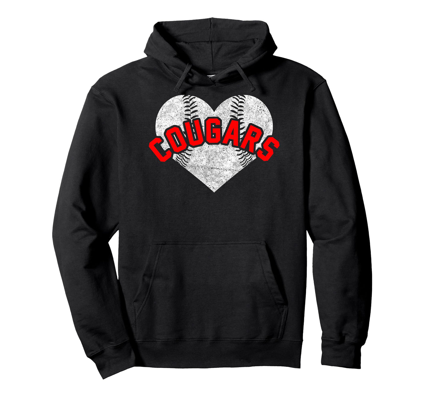 Cougars Baseball Softball Shirt High School Team Mascot Mom T-Shirt