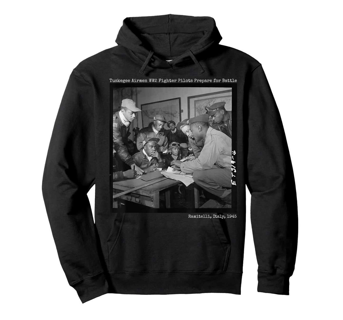 Tuskegee Airmen Preparing for Battle WW2 T-Shirt Small