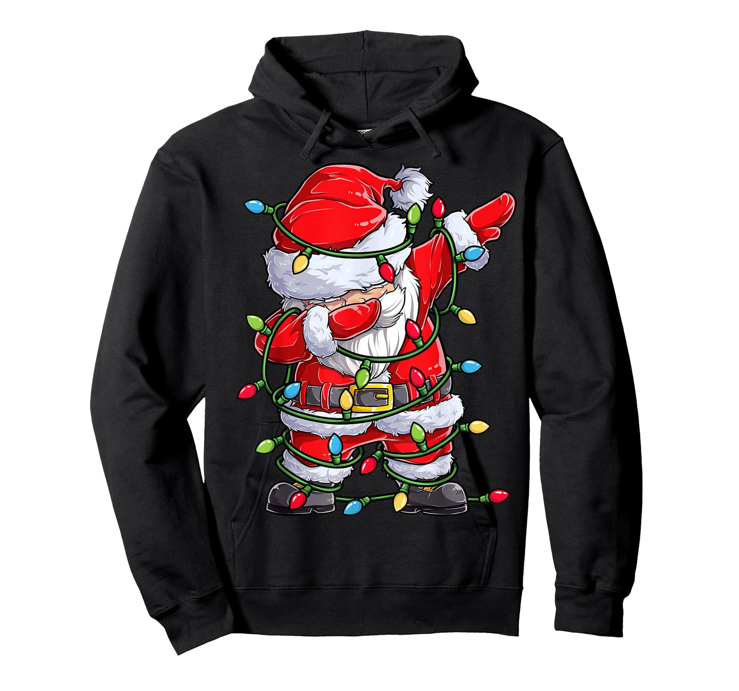 Dabbing Santa Christmas Tree Lights Xmas Gifts Boys Kids Dab T-Shirt