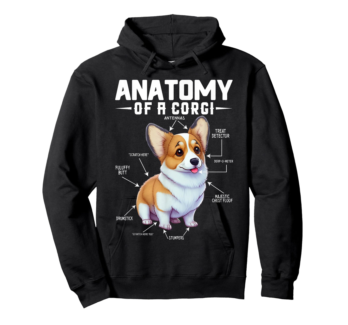 Anatomy Of A Corgi Cute Corgis Costume Corgi Lovers Corgis T-Shirt