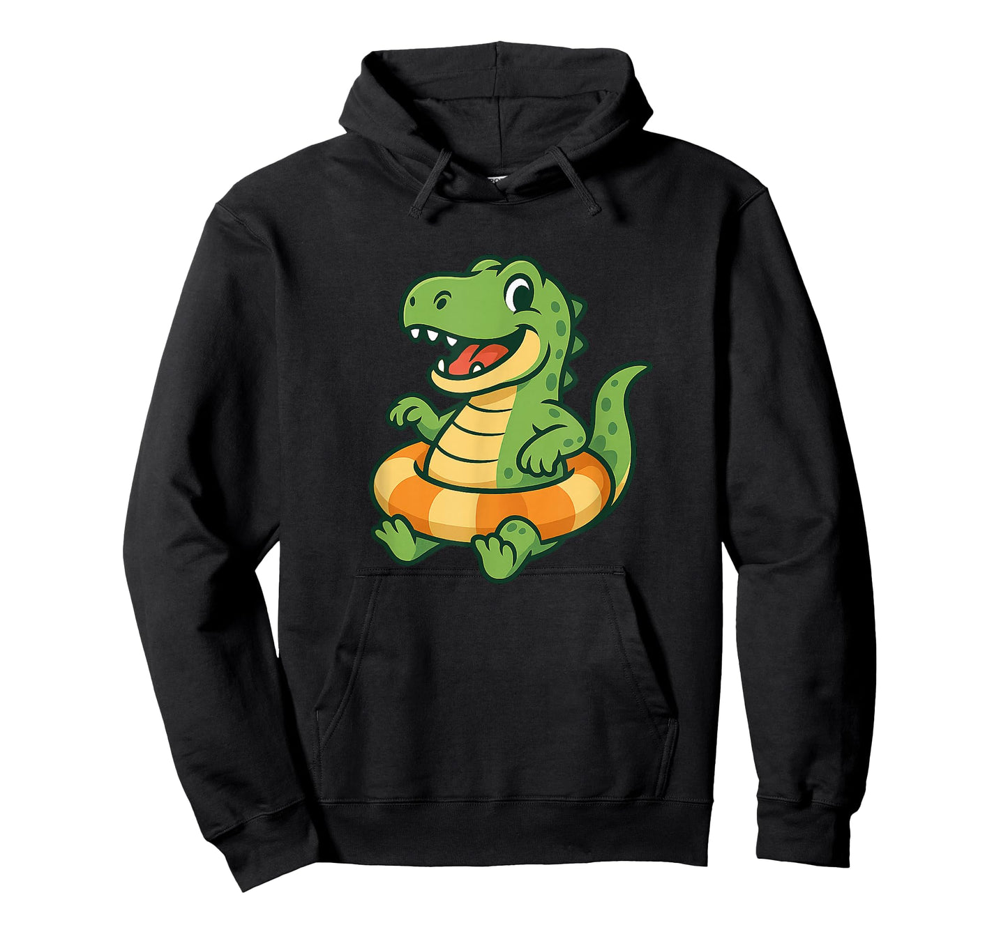 Happy Dinosaur with Vacation Pool Ring for Boys and Girls T-Shirt