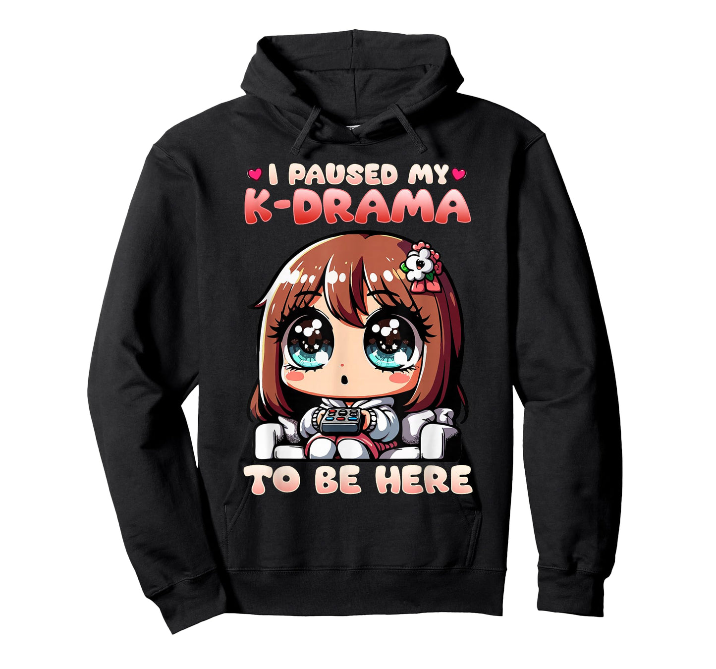 I Paused My K-Drama To Be Here I Finger Heart I Korean Music T-Shirt
