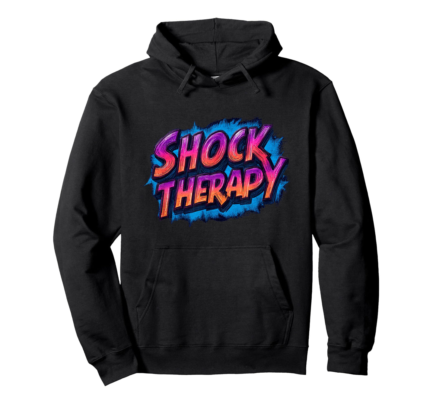 Vibrant Shock Therapy Costume in Cool Colors T-Shirt