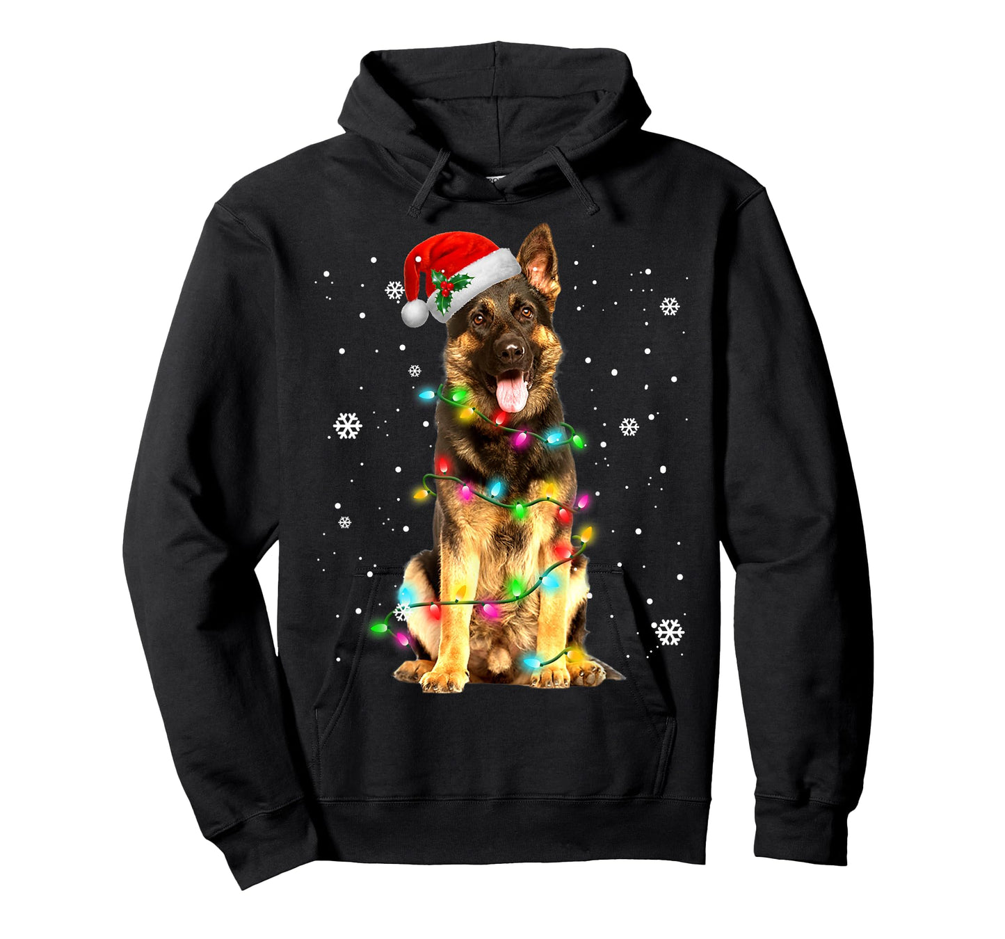 German Shepherd Dog Tree Christmas Sweater Xmas Dogs Gifts T-Shirt