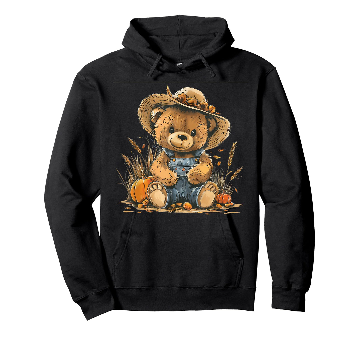 Harvest Season Teddy Bear for a Warm Autumn Vibe T-Shirt