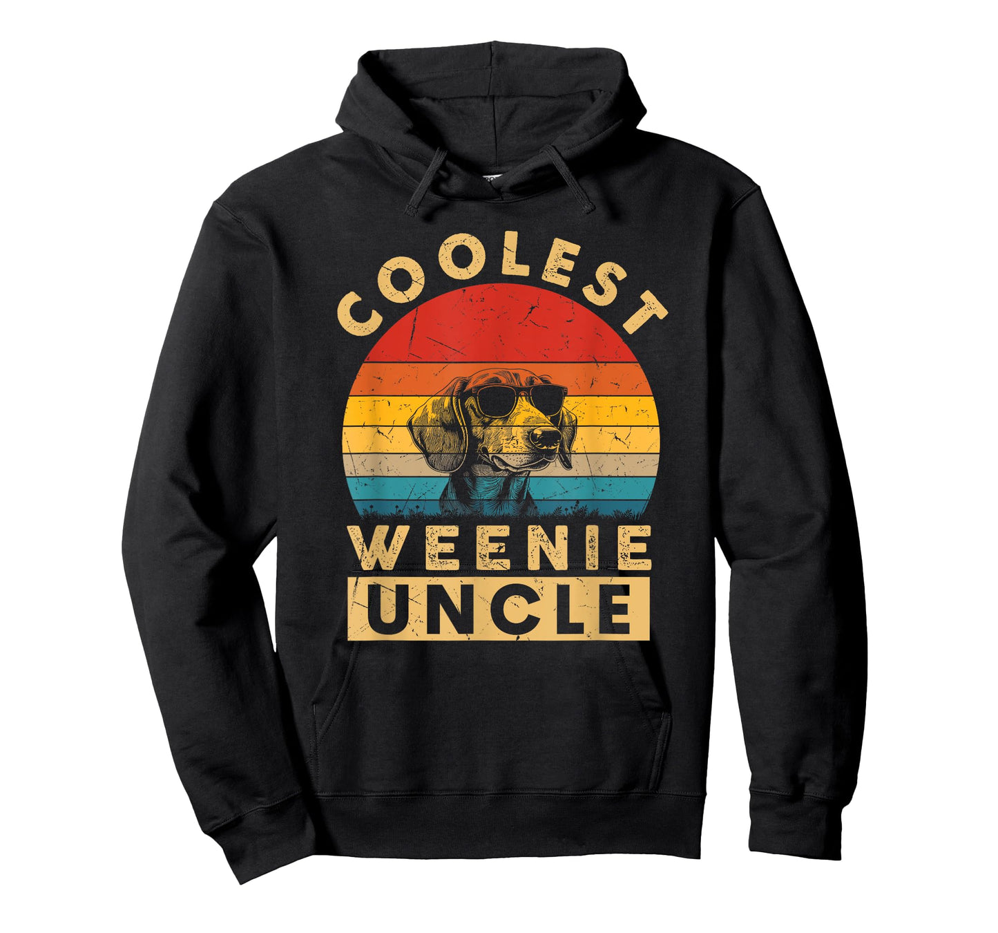 Vintage Coolest Weenie Uncle Funny Gifts Dachshund Dog Lover T-Shirt