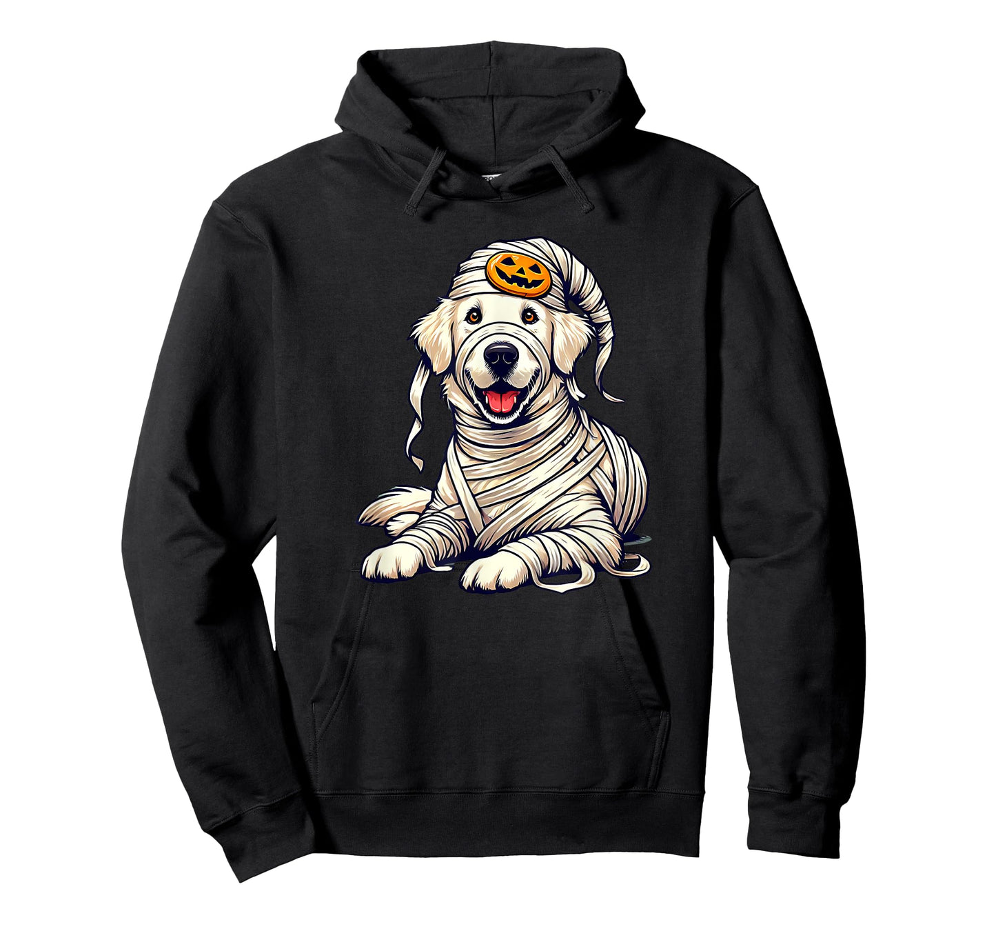 Halloween English Cream Golden Retriever Dog Cute Puppy T-Shirt