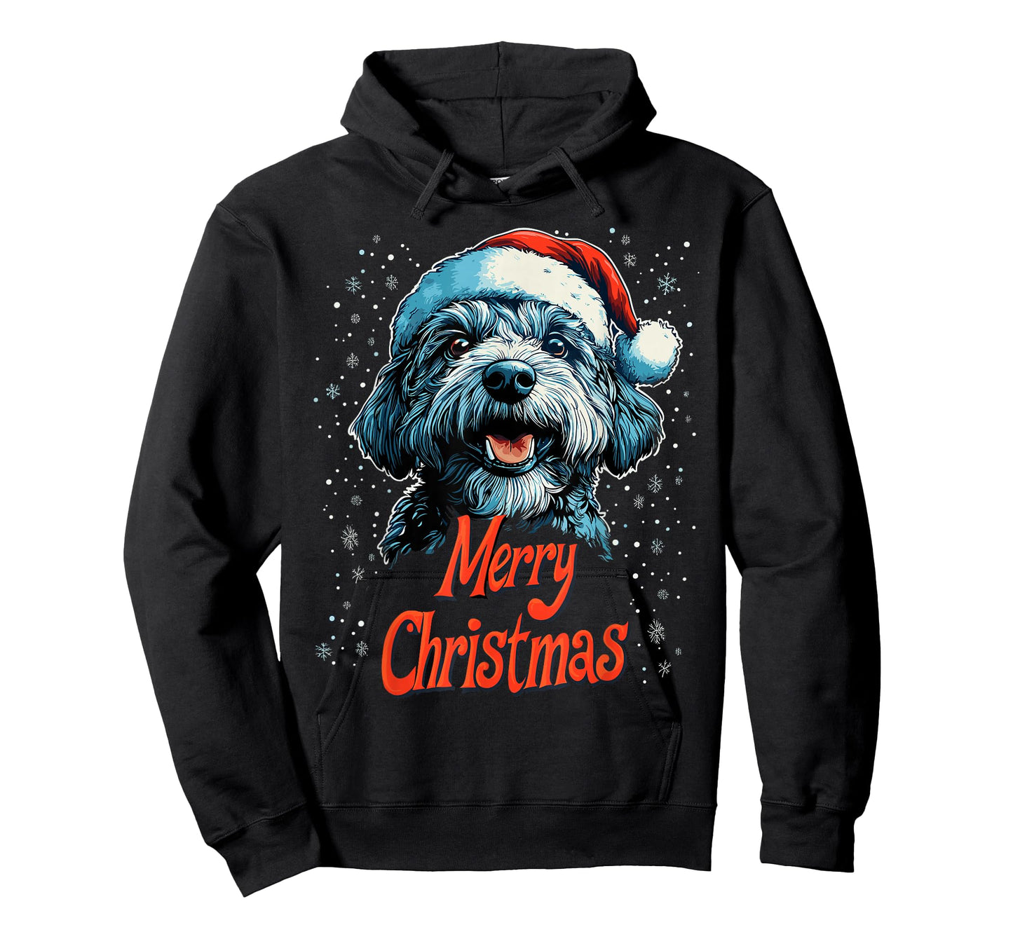 Funny Doodle Santa Merry Christmas Goldendoodle Lover Pajama T-Shirt