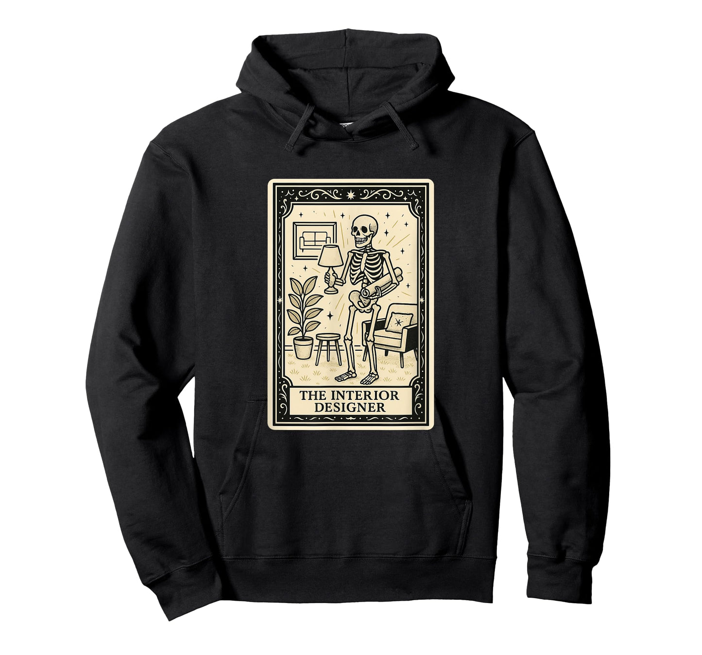 The Interior Designer Tarot Card - Spooky Gothic Design Home T-Shirt