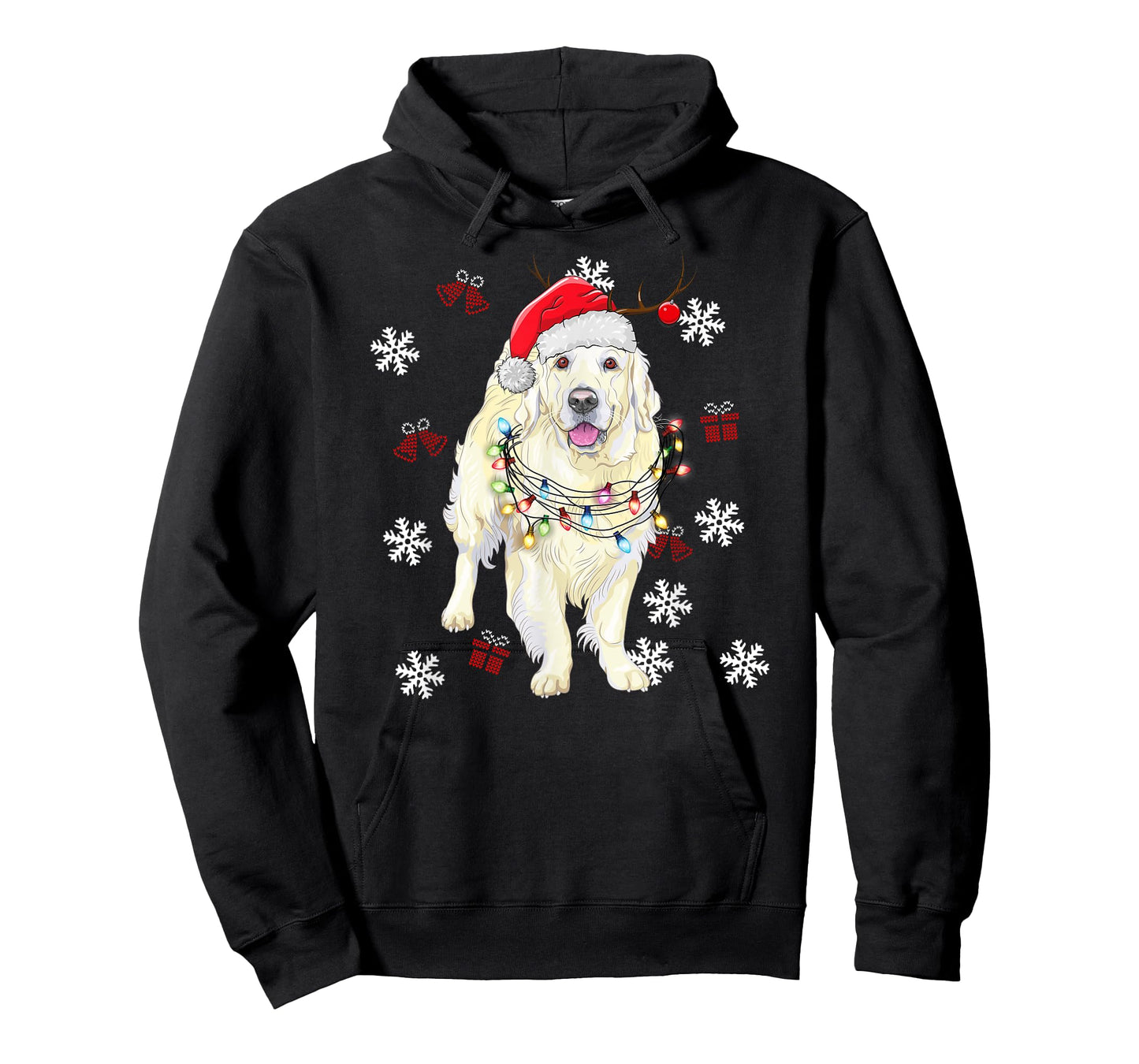 Christmas Dog Sweater Golden retriever Pajama Men Women T-Shirt