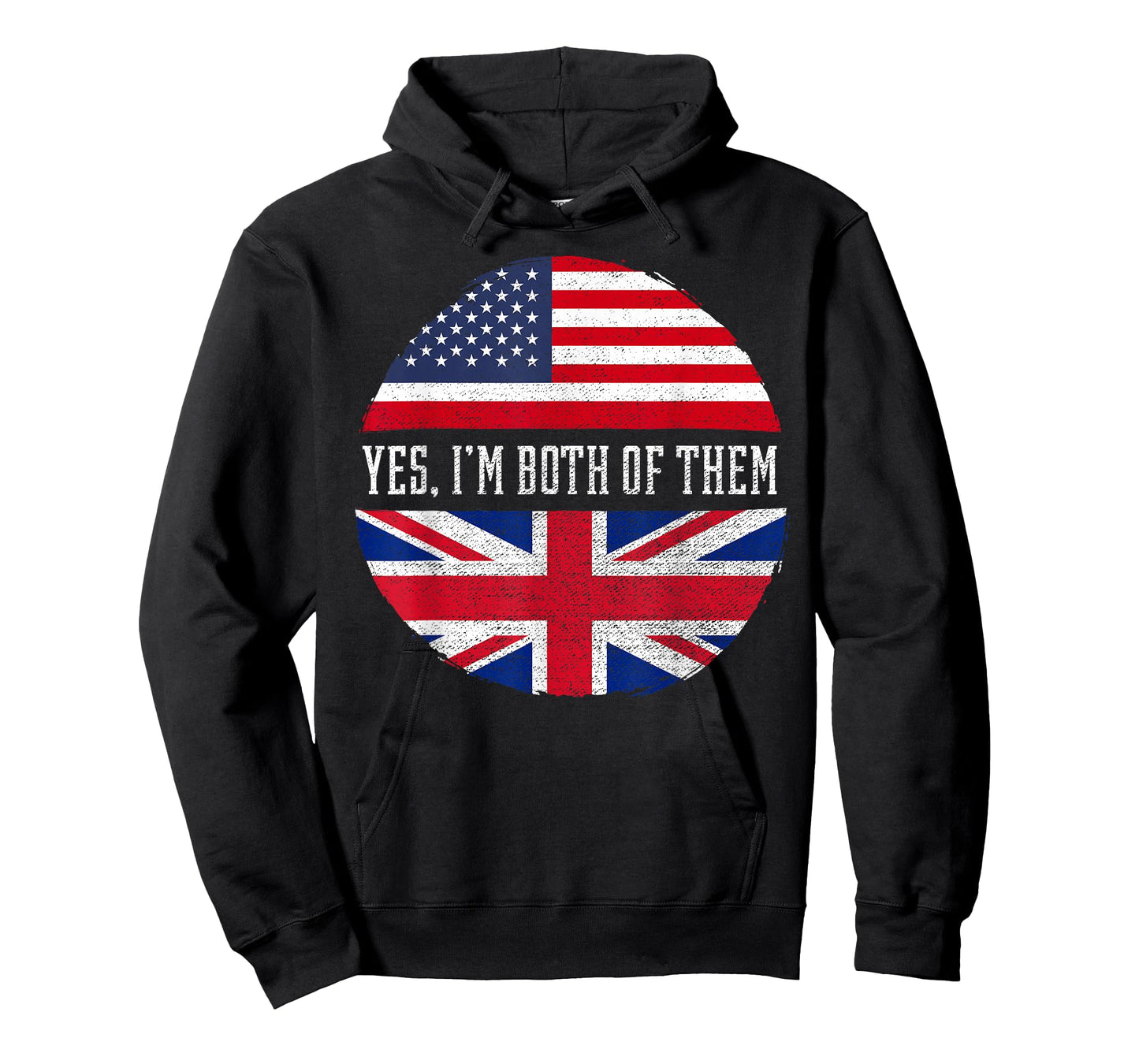 Half American Half British USA Flag United Kingdom Heritage T-Shirt