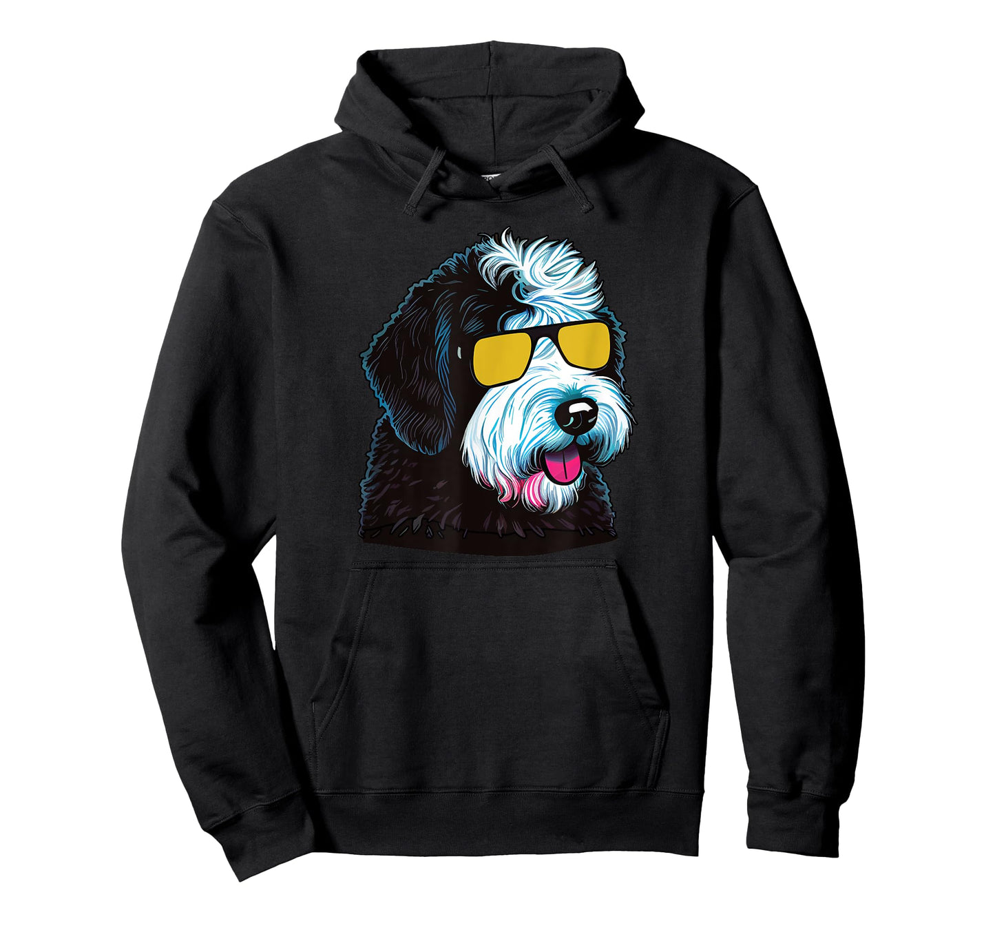 Dad Mom Cool Dog Sunglasses - Sheepadoodle Men Women T-Shirt