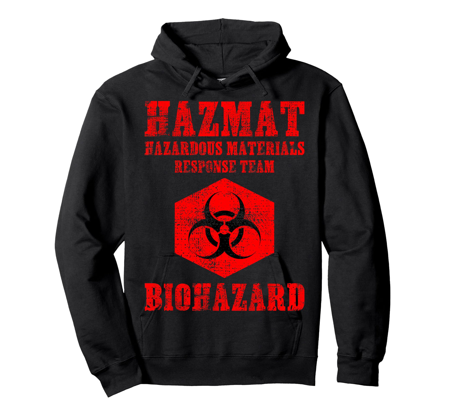 Hazardous Material Hazmat Response Team Grunge Biohazard T-Shirt