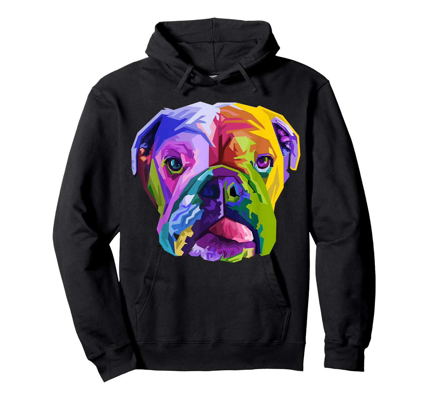 English British Bulldog Pop Art Portrait for Dog Owners T-Shirt