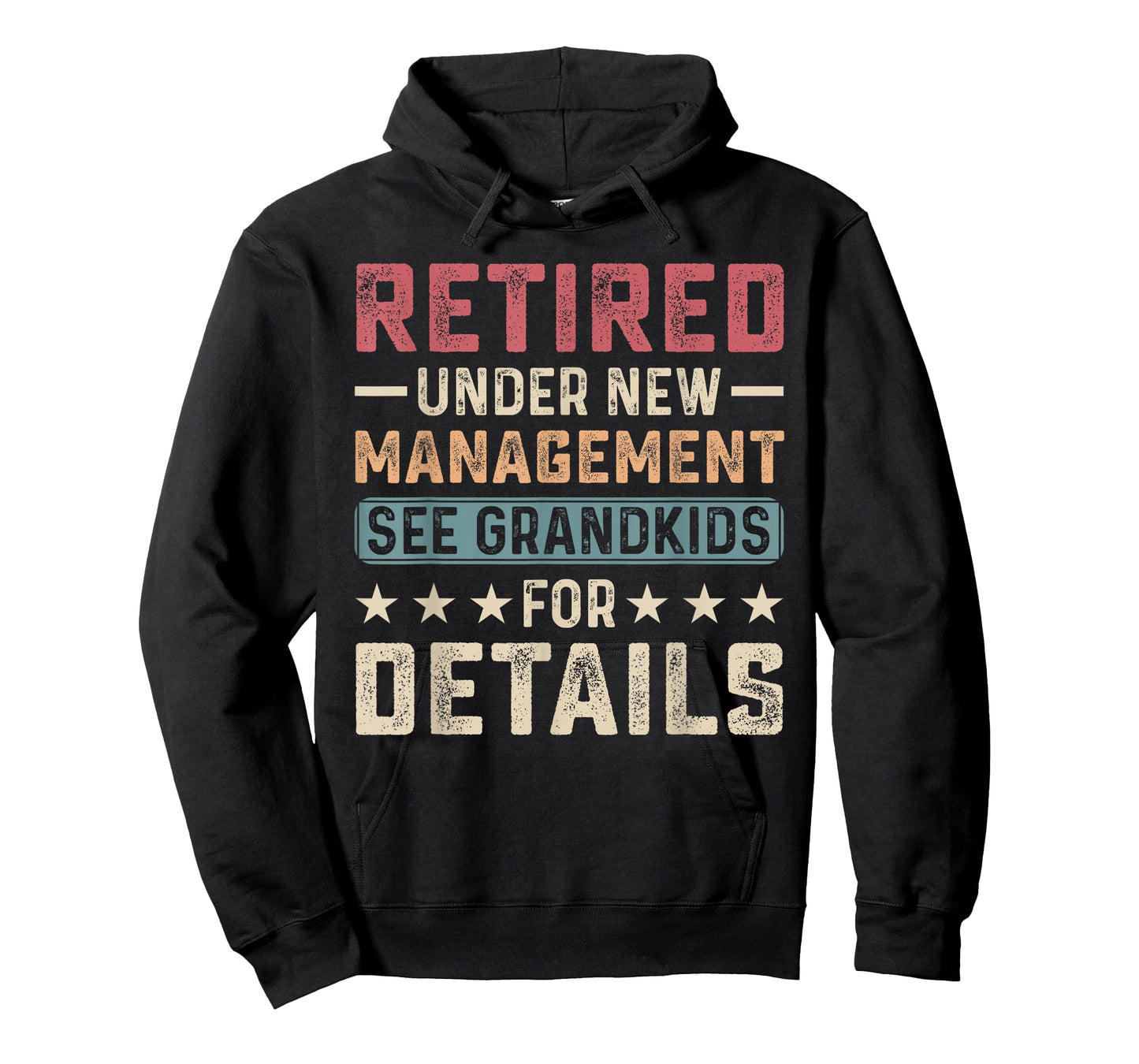 Fathers Day Retired Grandpa Retirement Under New Management T-Shirt
