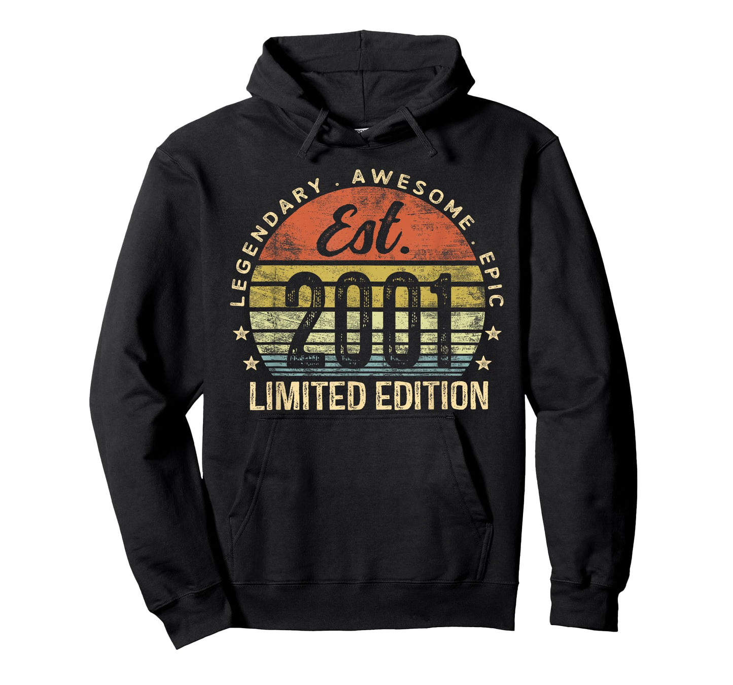 Est 2001 Limited Edition 24th Birthday Gifts 24 Year Old T-Shirt