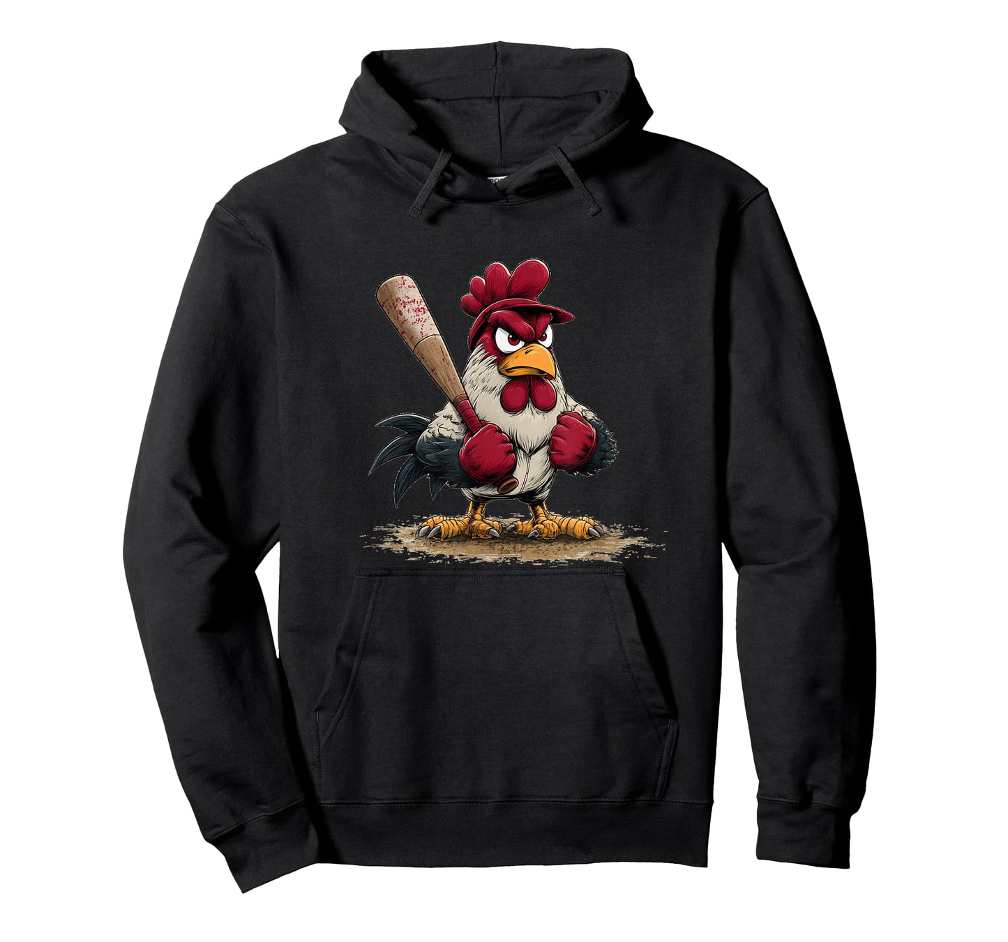Nice Sport Rooster Look for Baseball and Bat Lovers T-Shirt