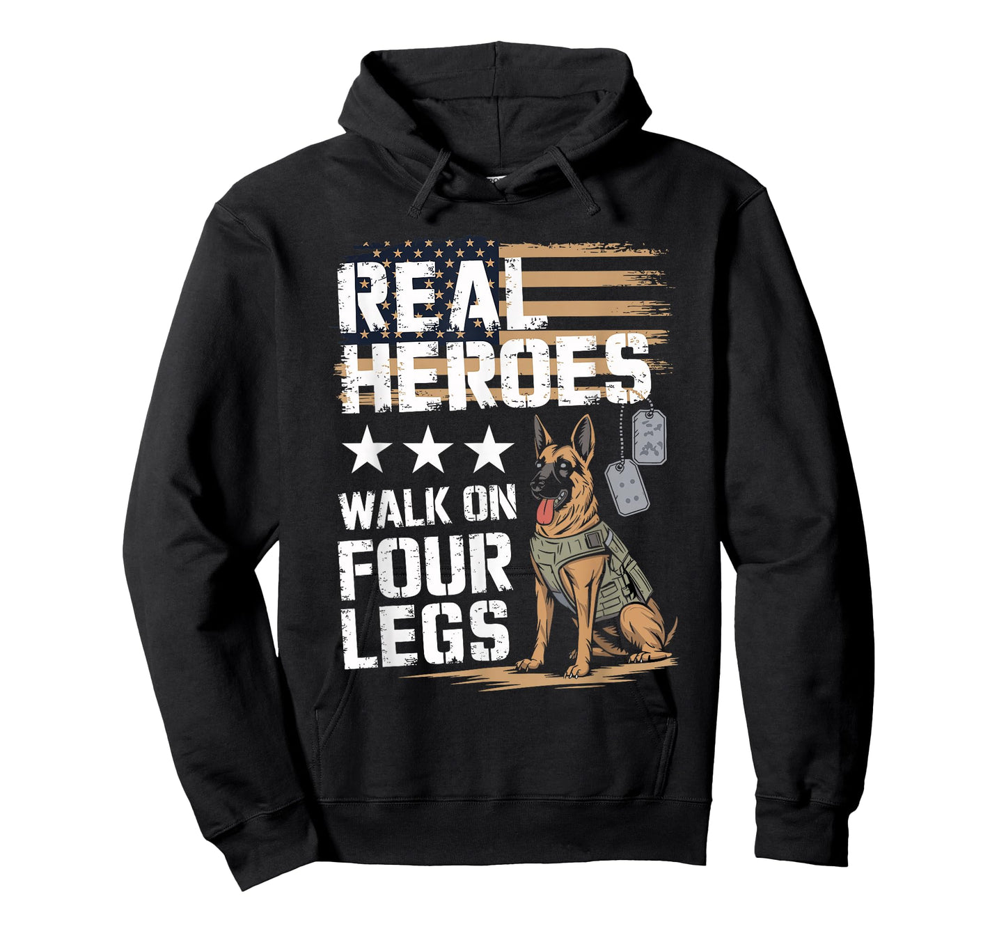 Military Working Dog Handler K9 Veteran T-Shirt