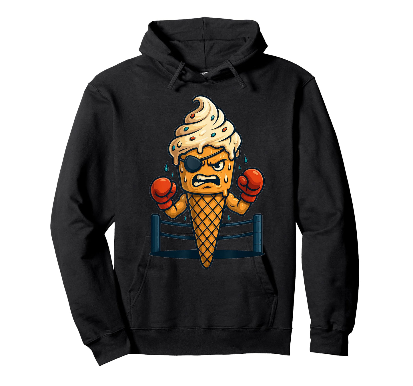 Funny Boxing Ice Cream Costume for Vacation T-Shirt