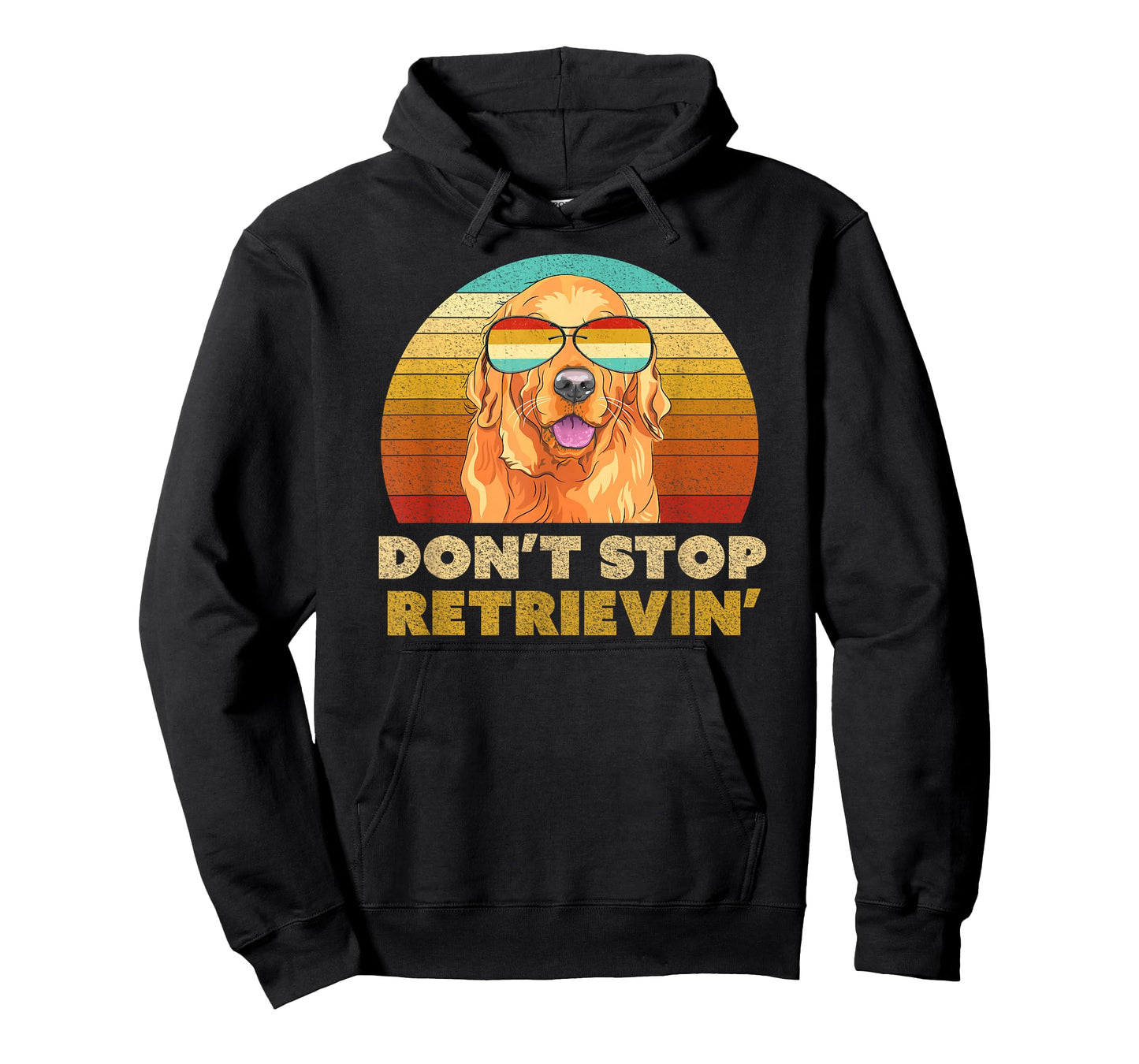 Don't Stop Retrieving Shirt. Retro Golden Retriever T-Shirt