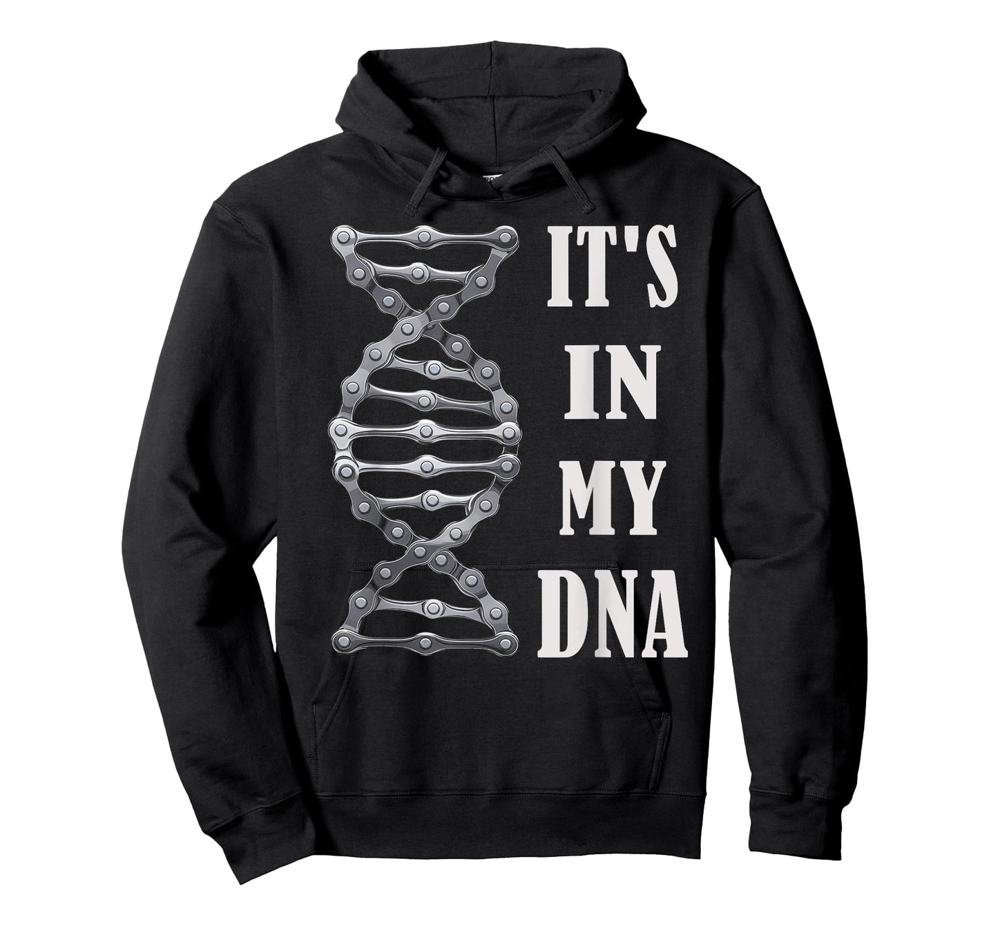 Funny DNA BMX Biking Sport Gifts for Bike Lovers Unisex-Adults Cycling-Themed T-Shirt Black Small