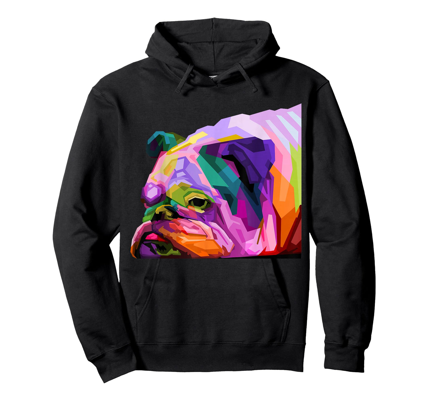 English British Bulldog Pop Art Portrait for Dog Owners T-Shirt