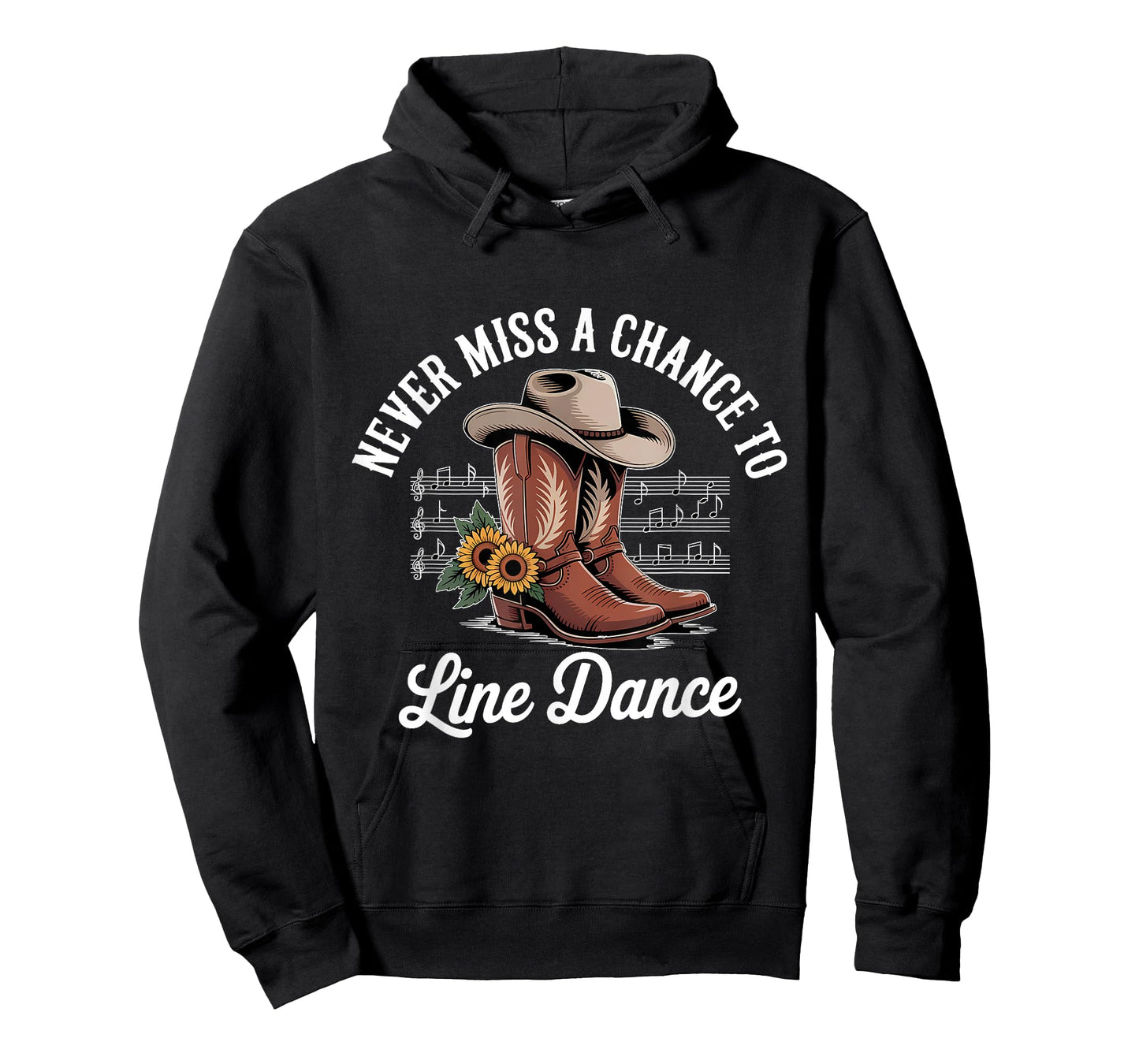 Never Miss Chance to Line Dance Country Line Dancing T-Shirt