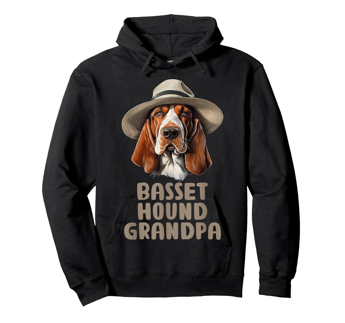 Basset Hound Grandpa Dog Lover Gift Funny Basset Hound Owner T-Shirt