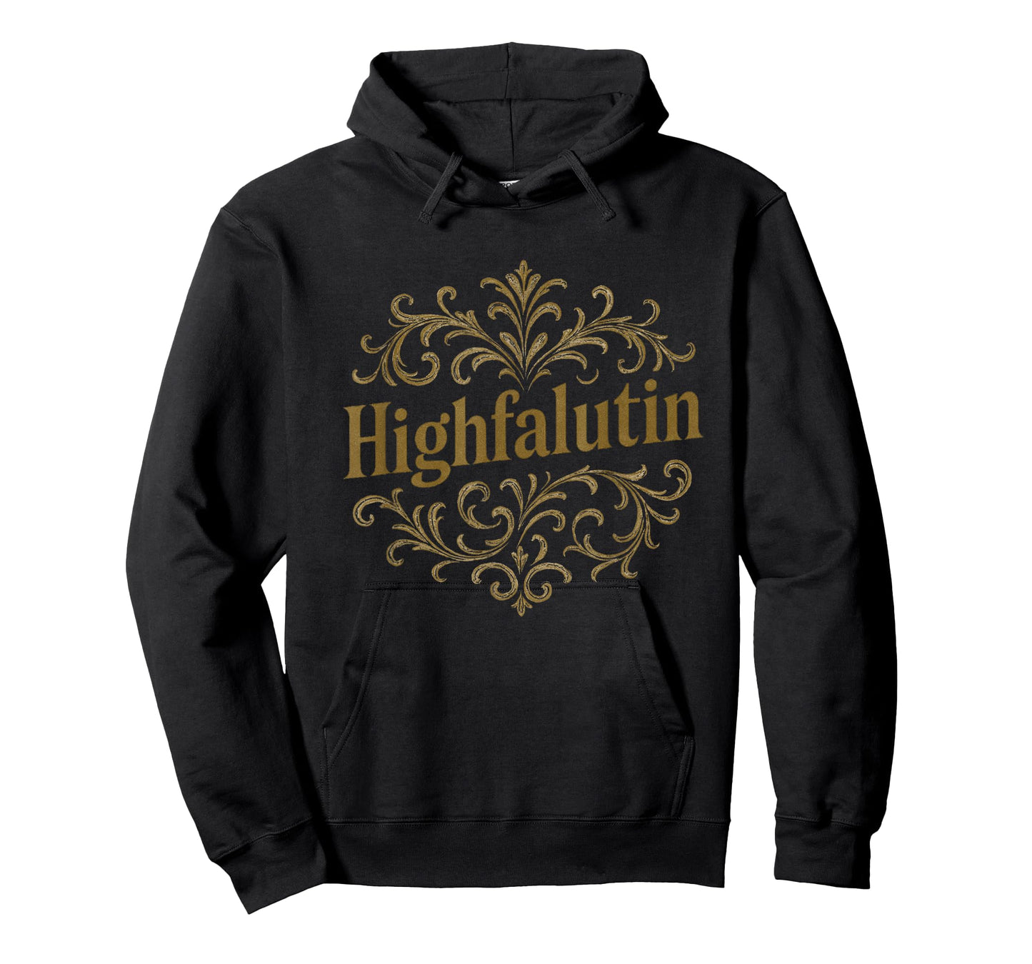 Funny Southern Saying Vintage Script Highfalutin Classy T-Shirt